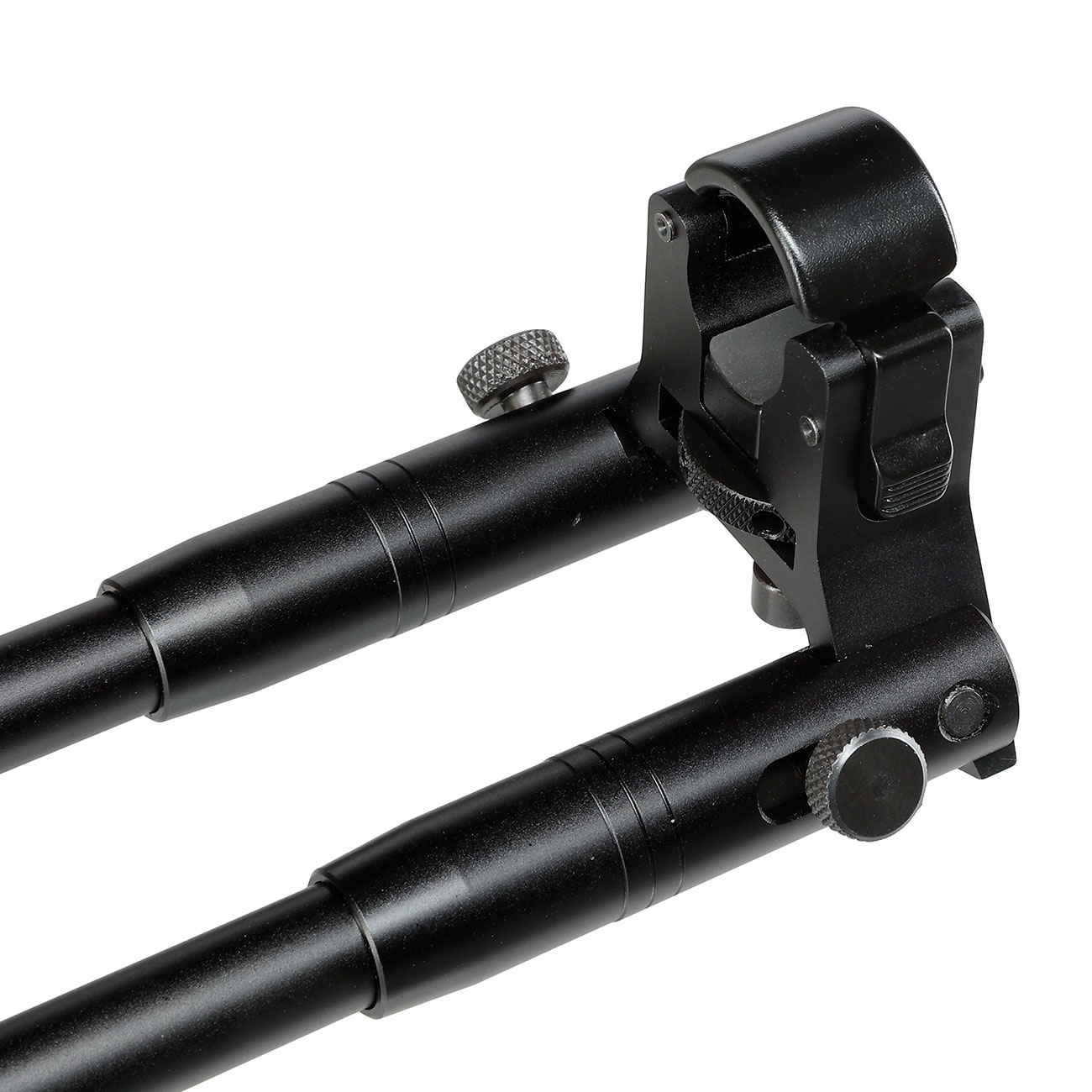 UTG Tactical Clamp-On Bipod Metall Zweibein - Gummife 205 - 250 mm schwarz Bild 3
