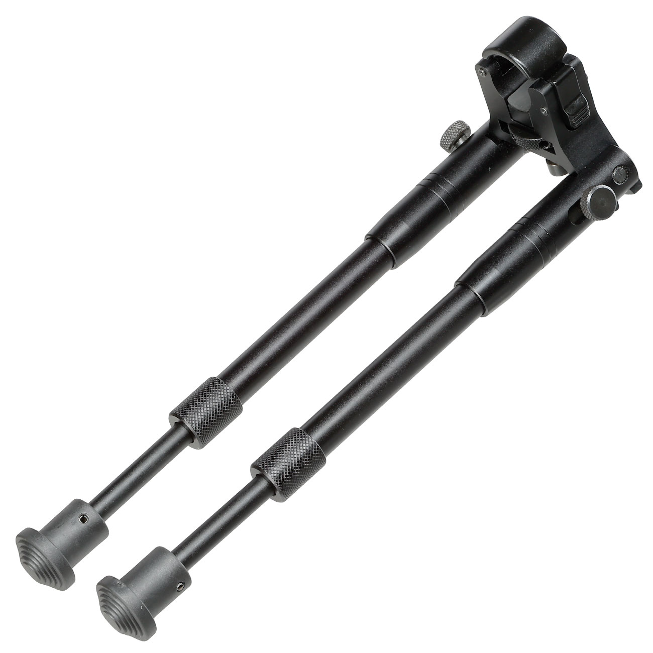 UTG Tactical Clamp-On Bipod Metall Zweibein - Gummife 205 - 250 mm schwarz Bild 6