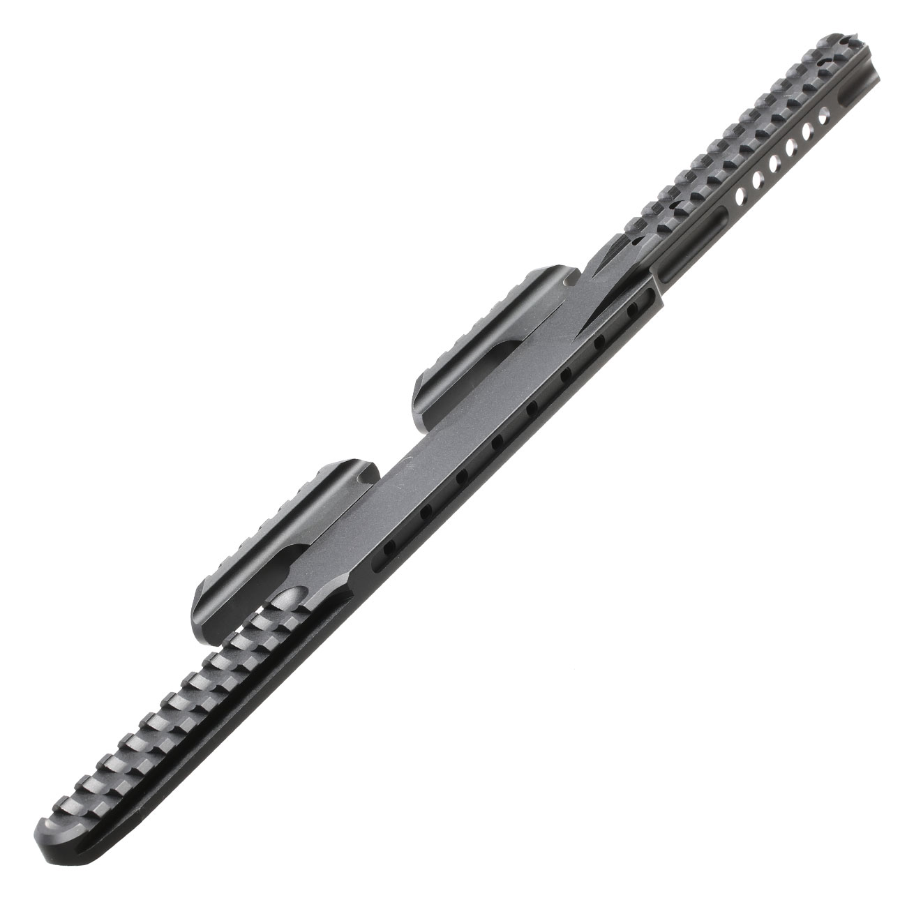 Action Army Aluminium Long Scope Rail / 21mm Zielgertschiene f. Tokyo Marui M40A5 Gewehre grau