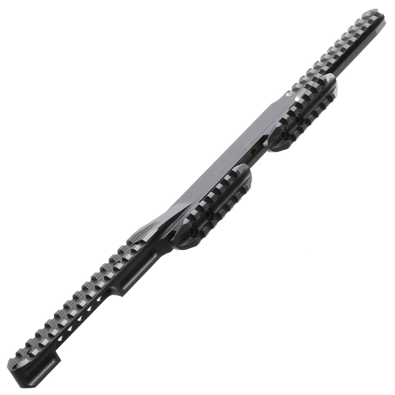 Action Army Aluminium Long Scope Rail / 21mm Zielgertschiene f. Tokyo Marui M40A5 Gewehre grau Bild 1
