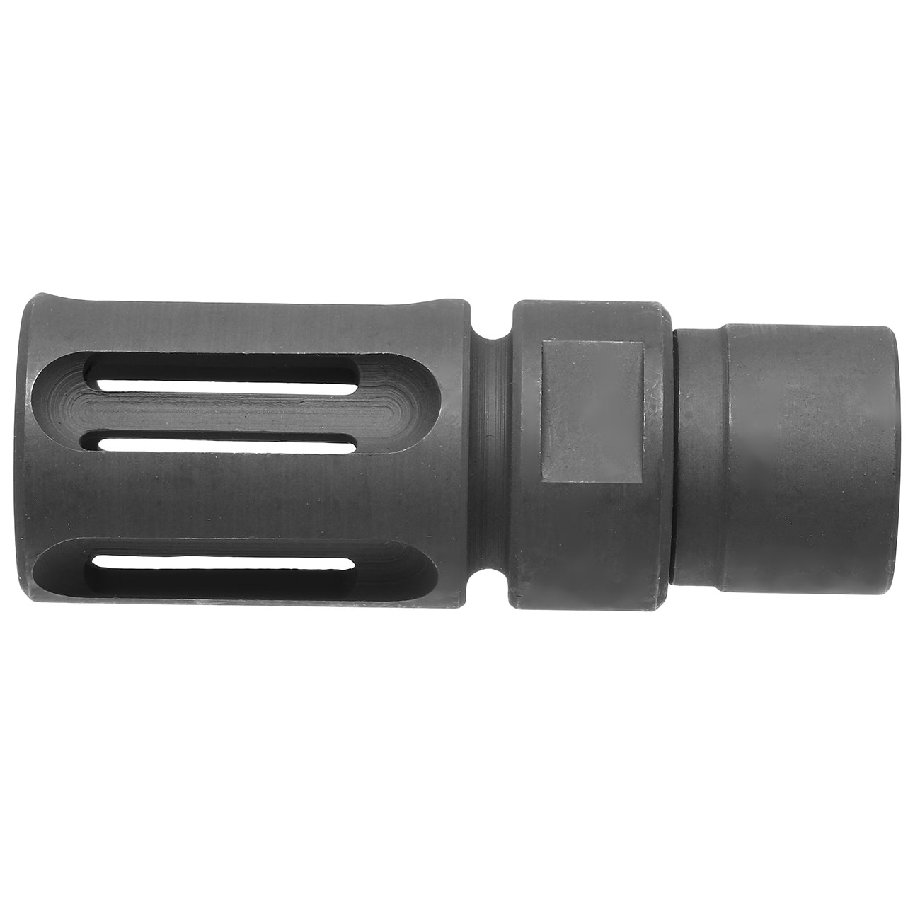 Evolution CNC Stahl Birdcage Flash-Hider stahlgrau 14mm- Bild 4