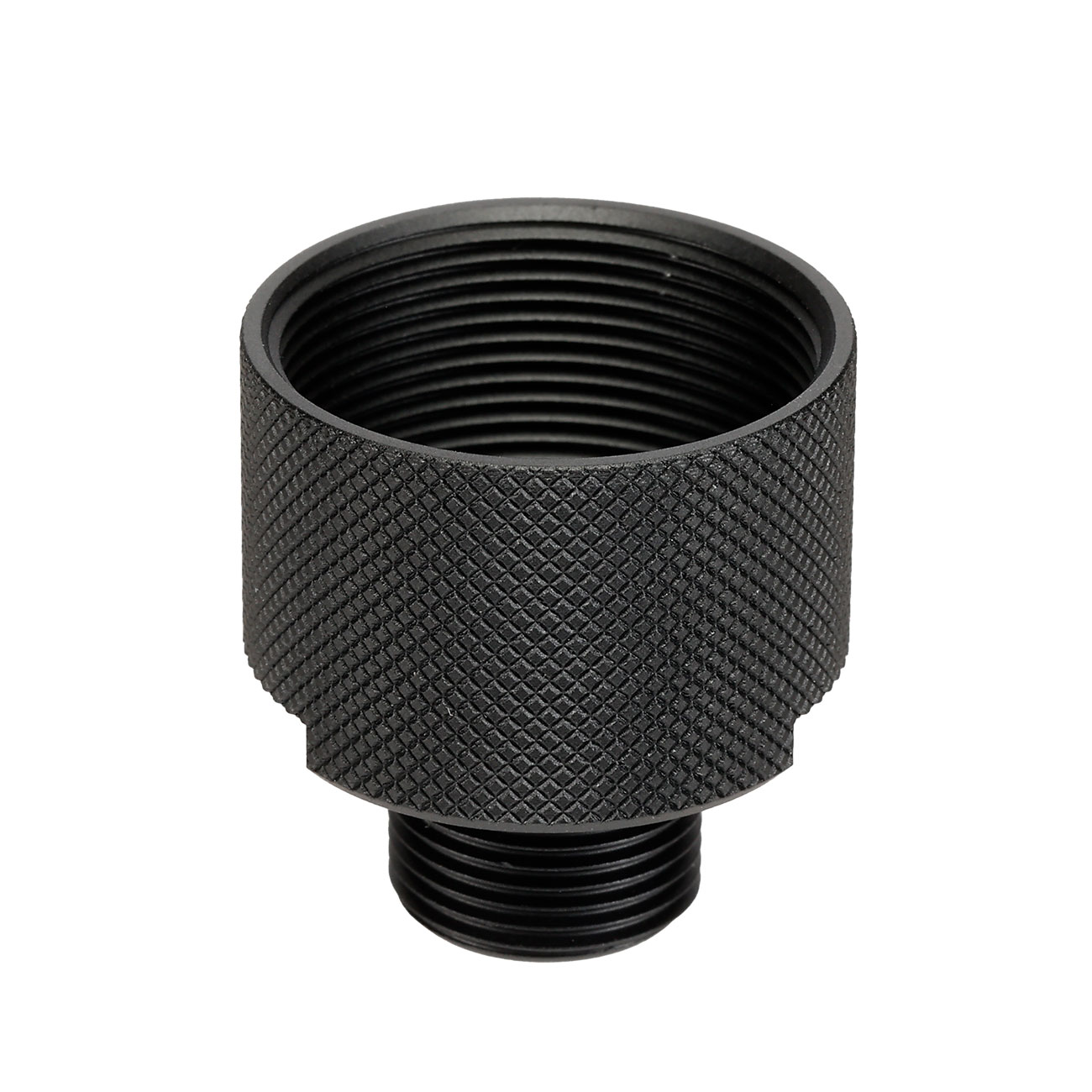 Silverback CNC Aluminium Silencer Adapter 24mm+ CW auf 14mm- CCW schwarz Bild 5