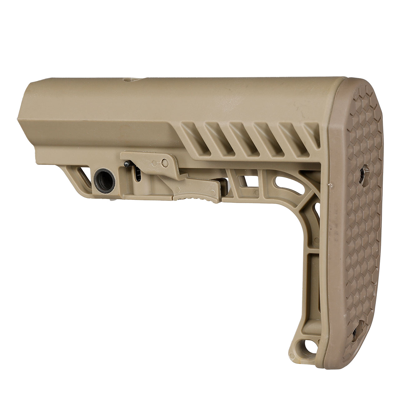 Nuprol M4 AXE Retractable Schaft f. M4 Stock-Tubes tan Bild 4