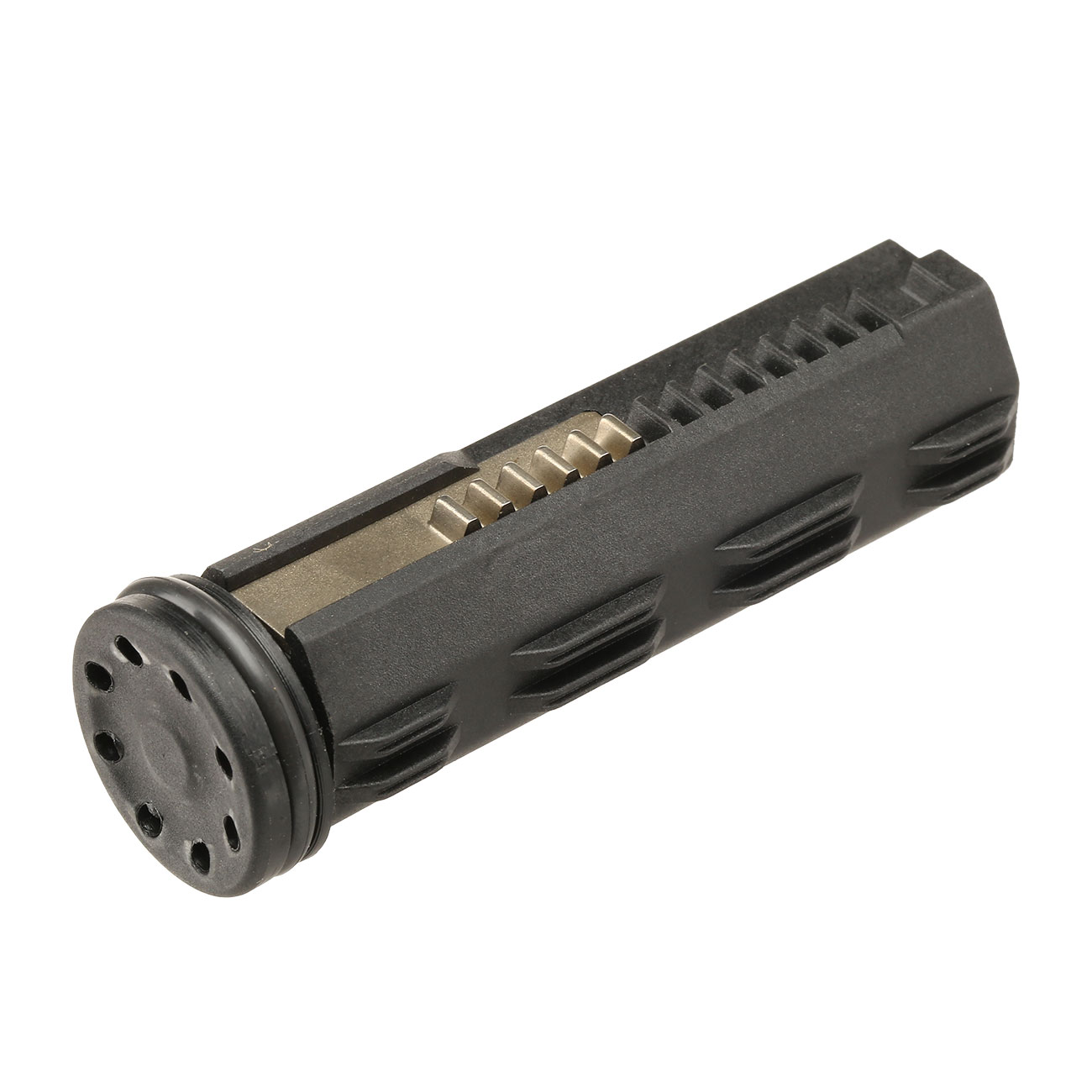 ICS Reinforced High Torque Polymer Halbzahn Piston + Polycarbonate Piston Head Set schwarz