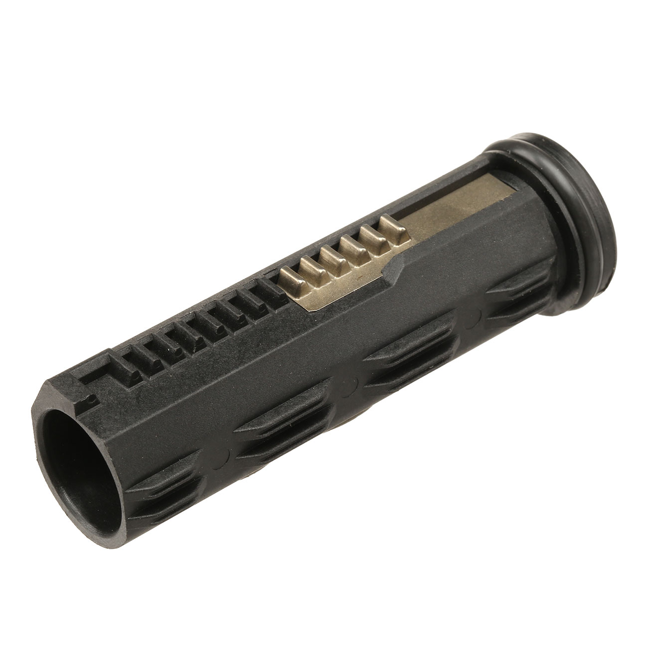 ICS Reinforced High Torque Polymer Halbzahn Piston + Polycarbonate Piston Head Set schwarz Bild 1