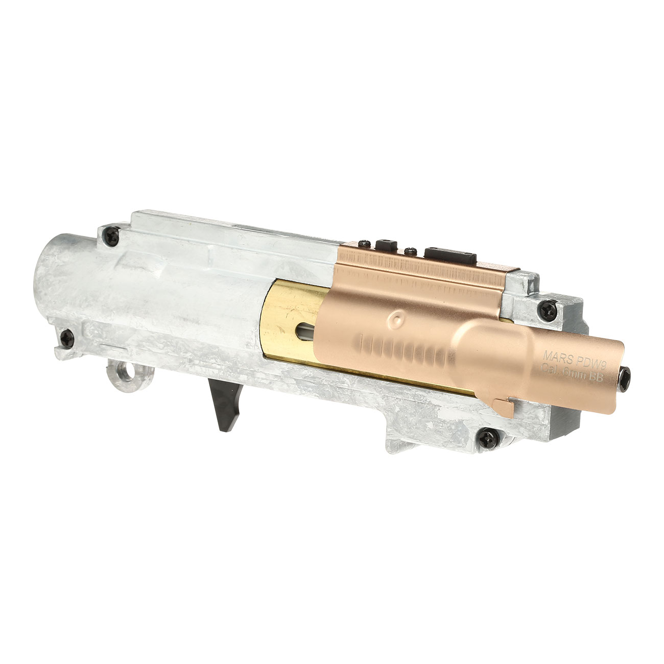 ICS CXP-MARS PDW9 Split-Design Gearbox M110 komplett oben silber MA-463A - Master Mods Upgrade Bild 1