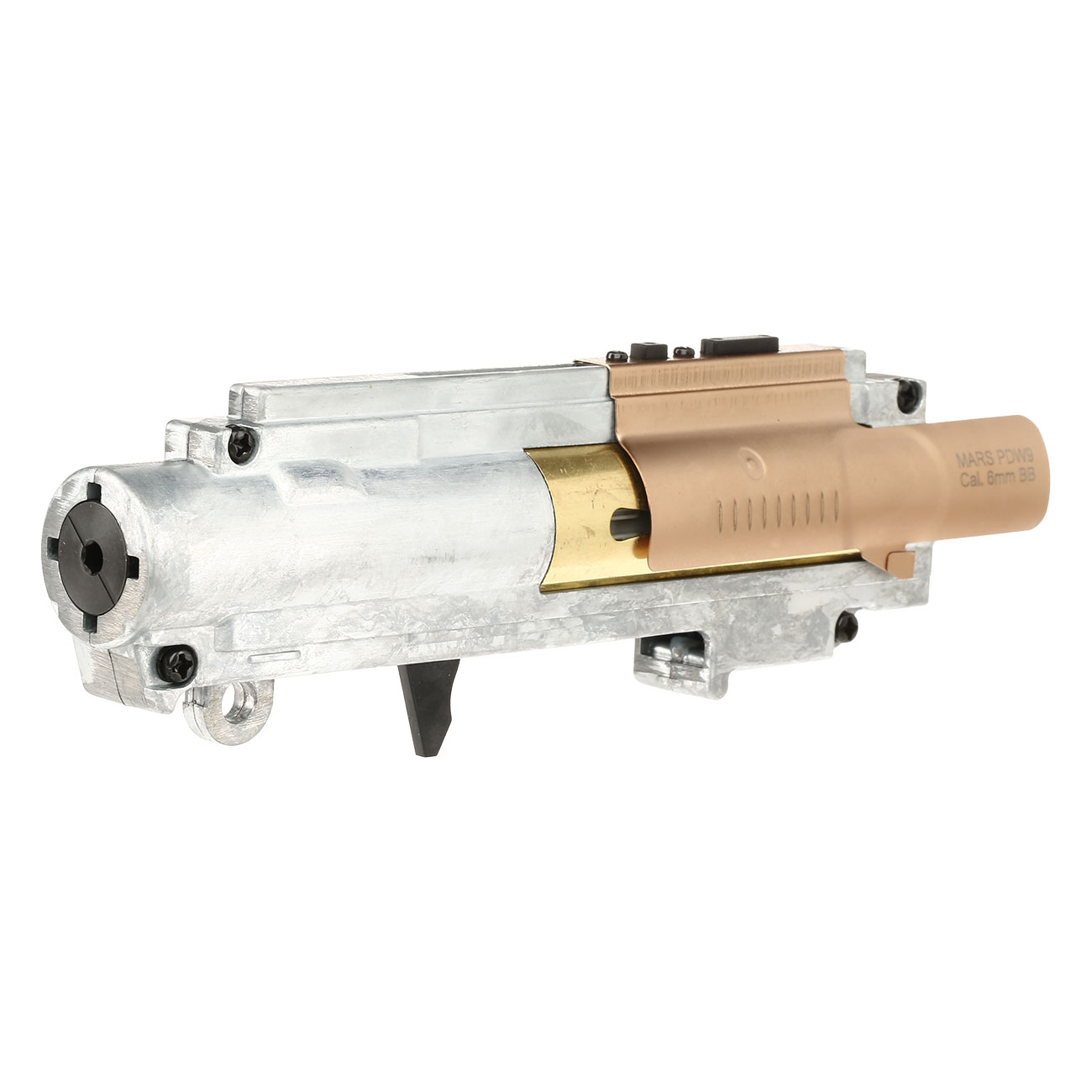 ICS CXP-MARS PDW9 Split-Design Gearbox M110 komplett oben silber MA-463A - Master Mods Upgrade Bild 2