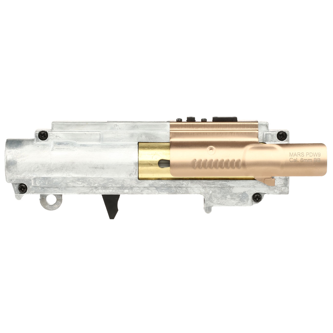 ICS CXP-MARS PDW9 Split-Design Gearbox M110 komplett oben silber MA-463A - Master Mods Upgrade Bild 5