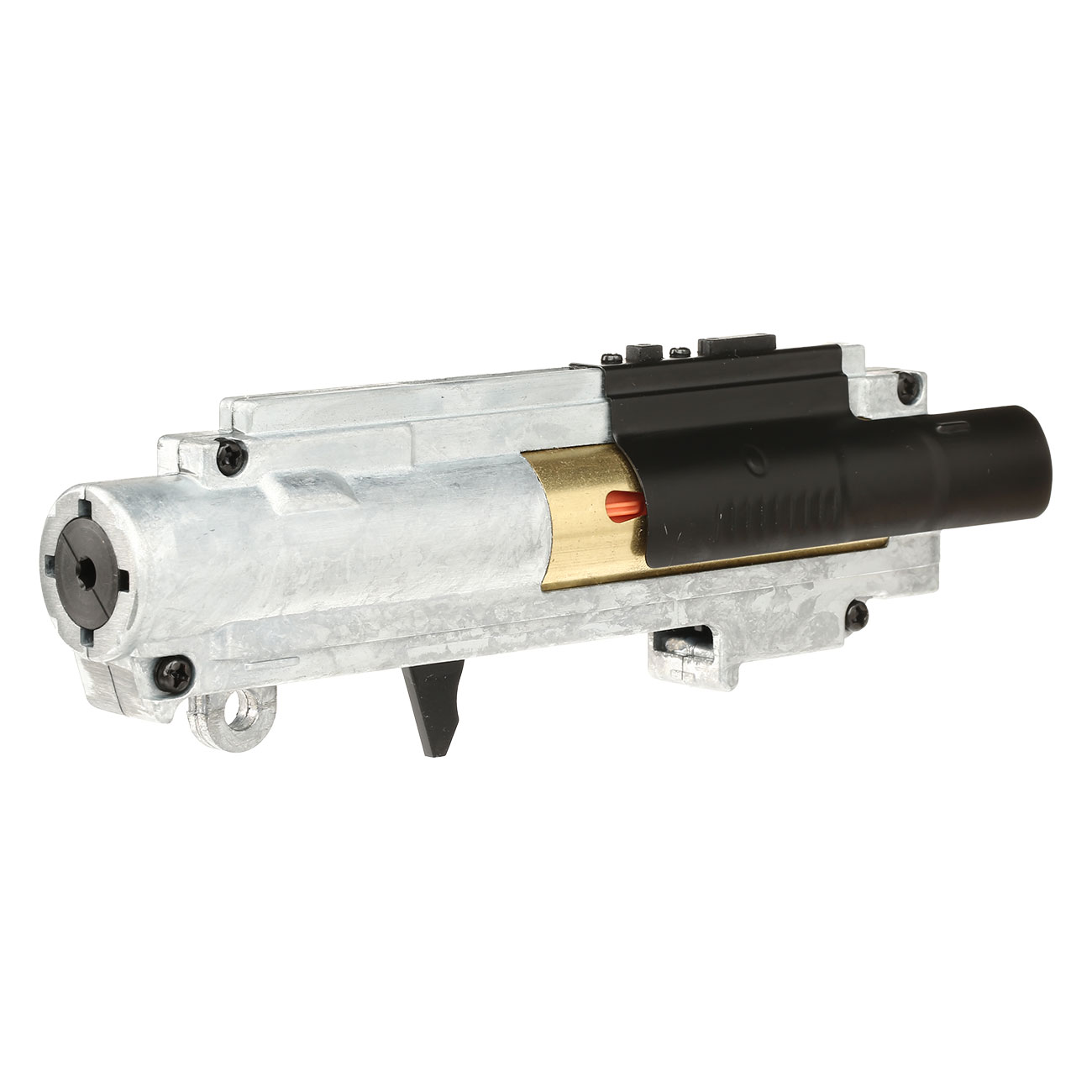 ICS M4 / M16 Split-Design Gearbox M110 komplett EBB / QD-Version oben silber MA-442 Bild 2