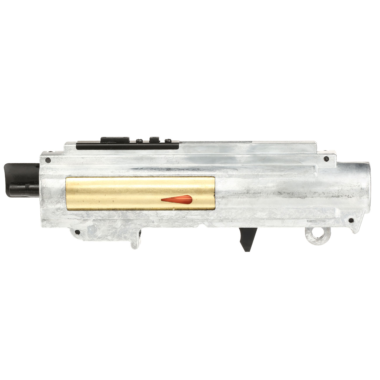 ICS M4 / M16 Split-Design Gearbox M110 komplett EBB / QD-Version oben silber MA-442 Bild 4