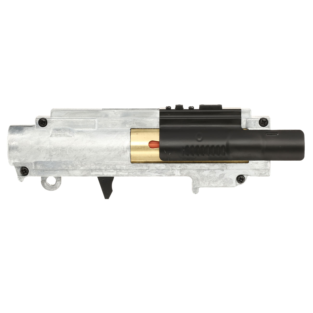 ICS M4 / M16 Split-Design Gearbox M110 komplett EBB / QD-Version oben silber MA-442 Bild 5