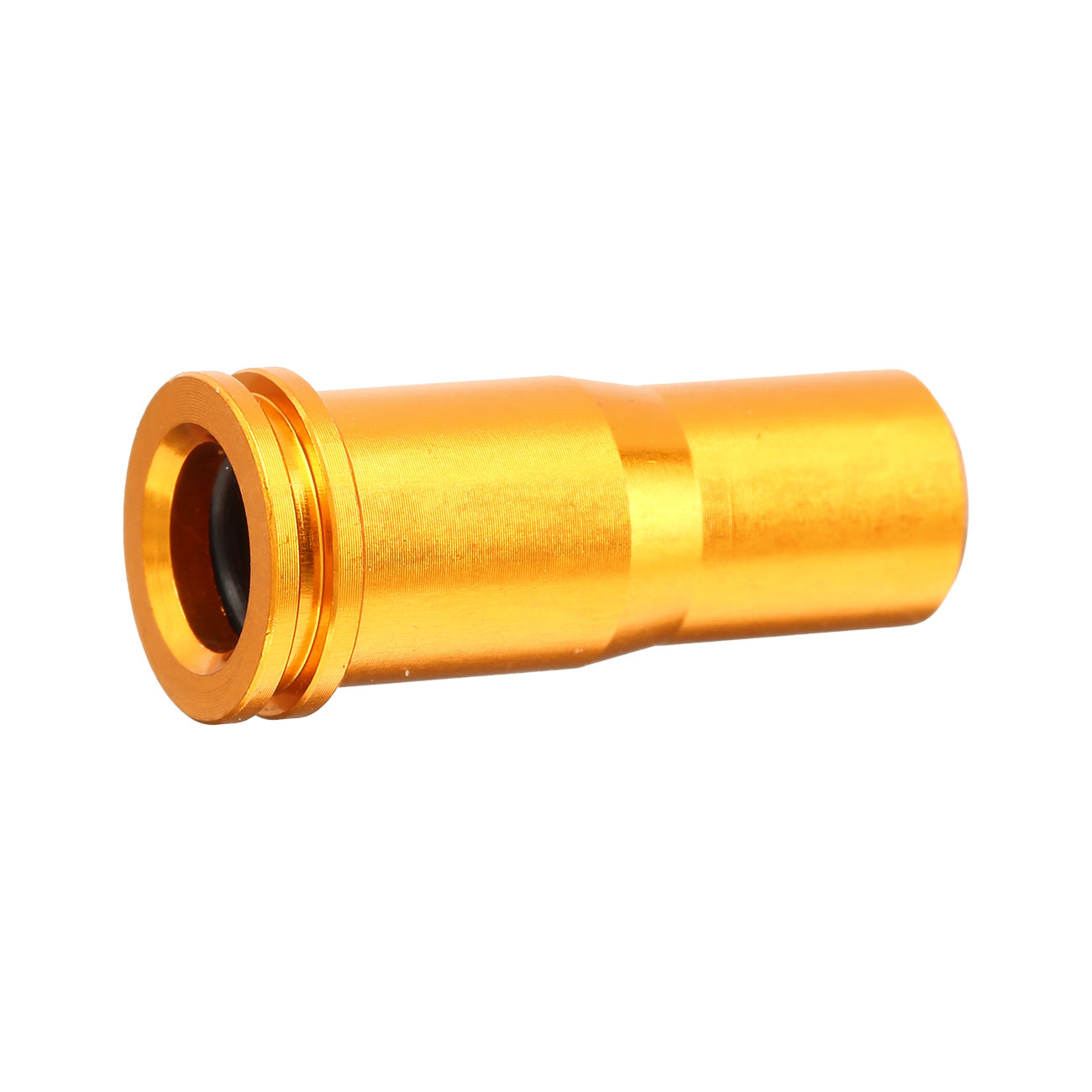 ICS Aluminium CNC Nozzle mit O-Ring 20,95 mm f. M4 / M16 S-AEG Gewehre orange Bild 1