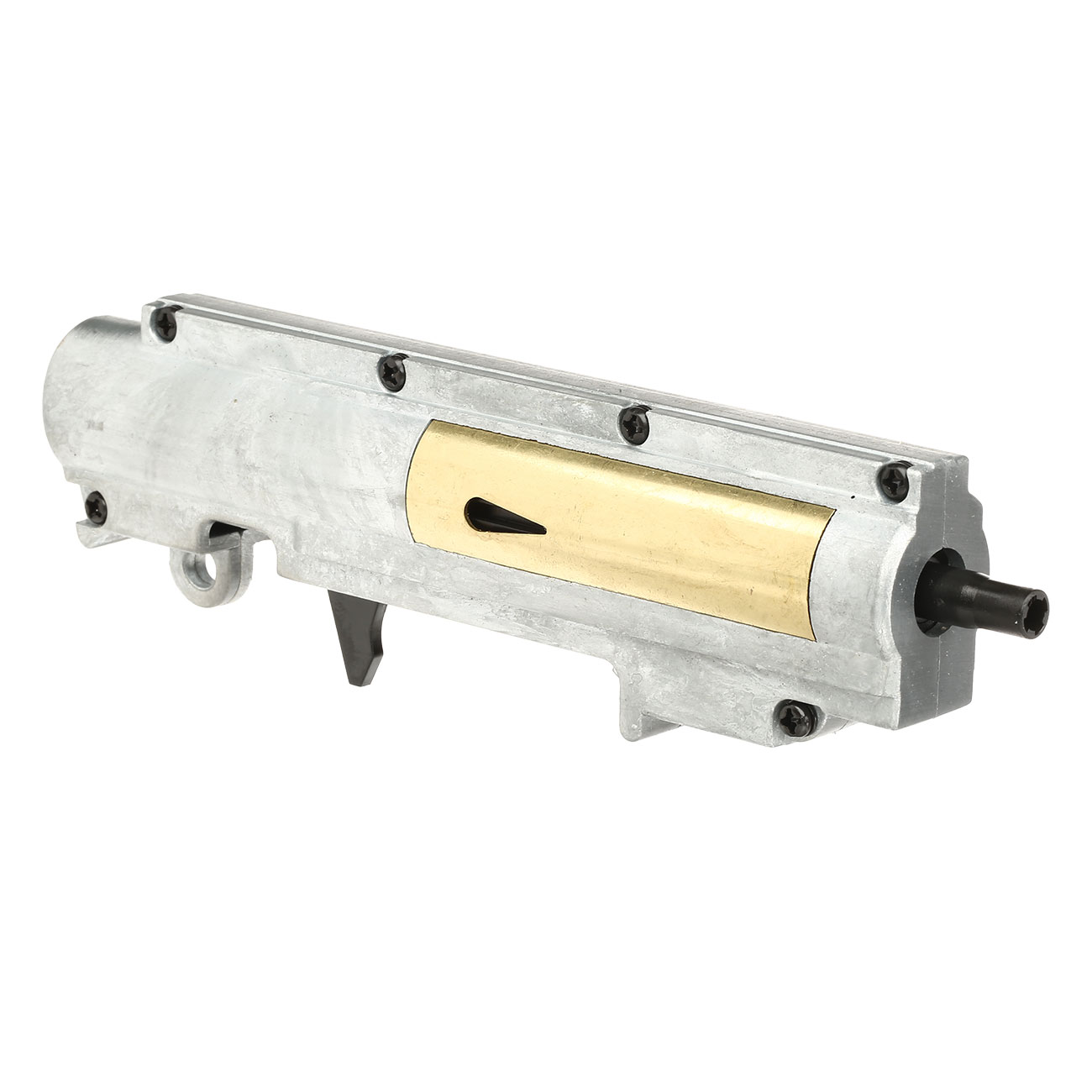 ICS M4 / M16 Split-Design Gearbox M120 komplett Standard Version oben silber MA-340 Bild 1