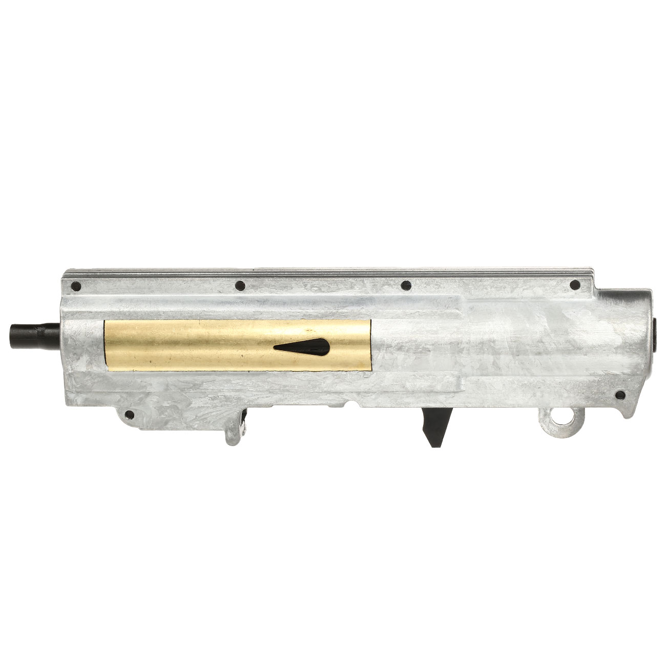 ICS M4 / M16 Split-Design Gearbox M120 komplett Standard Version oben silber MA-340 Bild 4