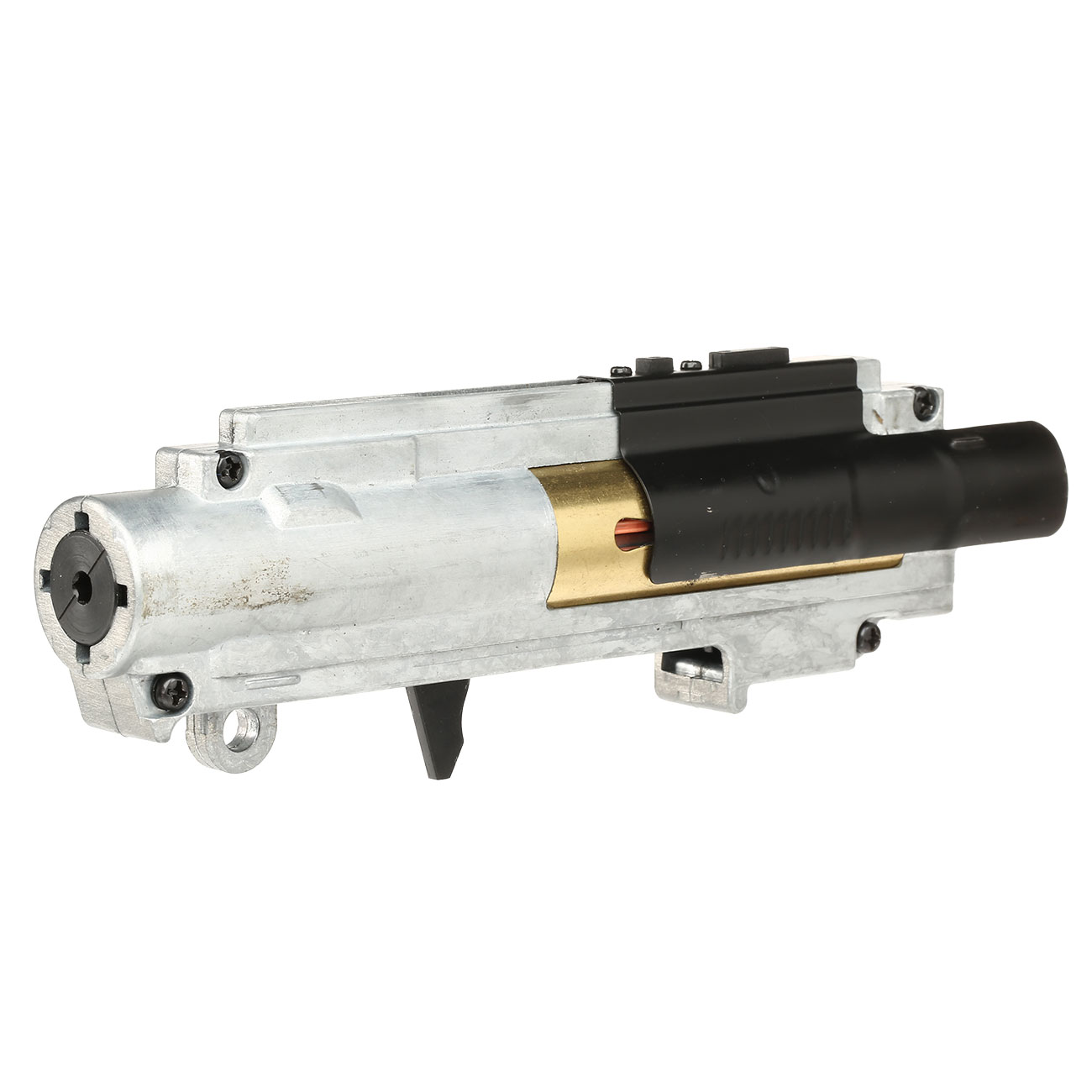 ICS M4 / M16 Split-Design Gearbox M120 komplett EBB / QD-Version oben silber MA-193 Bild 2