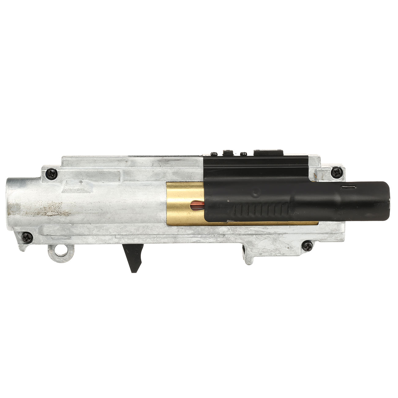 ICS M4 / M16 Split-Design Gearbox M120 komplett EBB / QD-Version oben silber MA-193 Bild 5