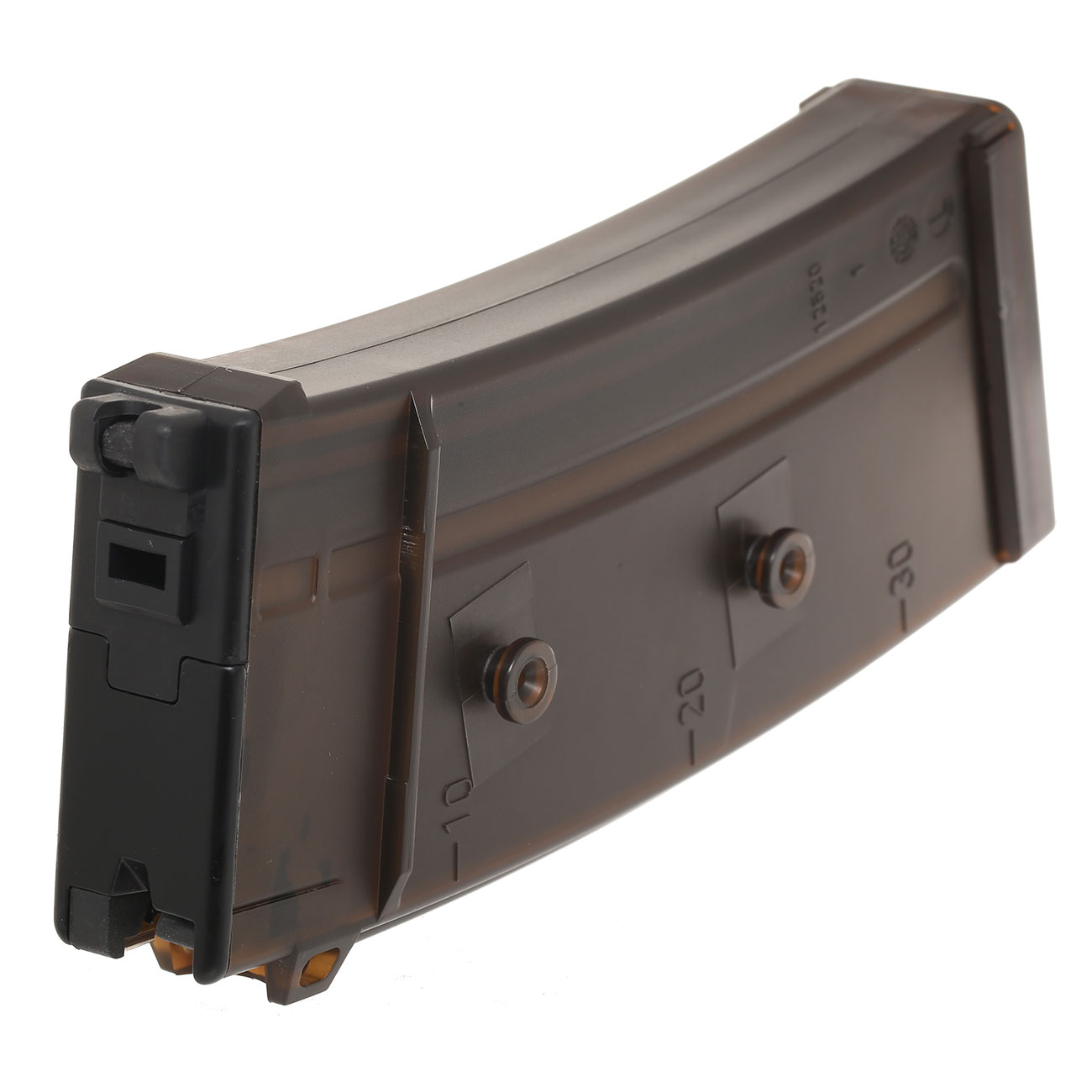 GHK 551 / 553 GBB Polymer Magazin Low-Cap 32 Schuss schwarz - Softairgas-Version