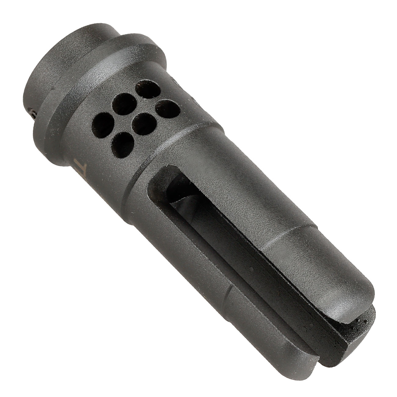 G&G Trident Type Stahl Flash-Hider schwarz 14mm- Bild 1