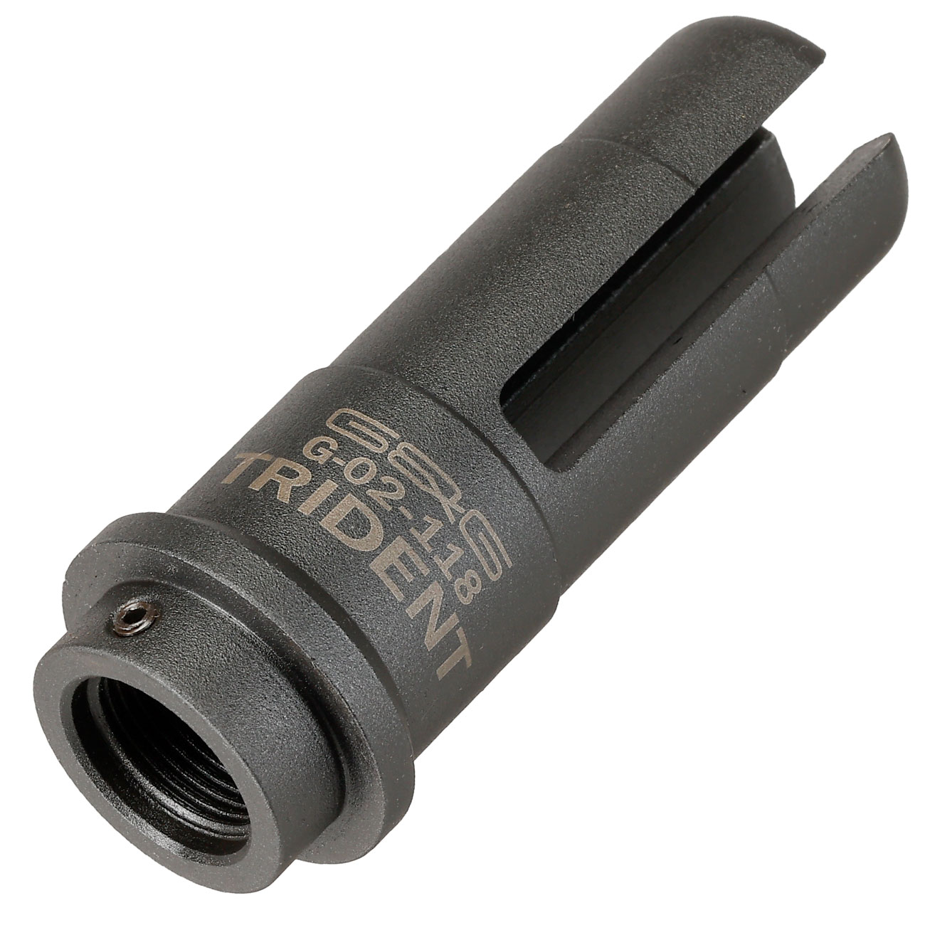 G&G Trident Type Stahl Flash-Hider schwarz 14mm- Bild 2