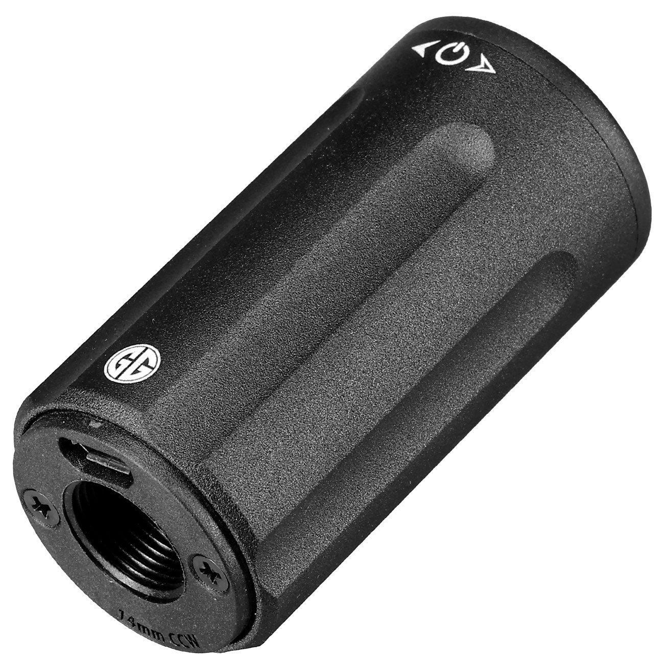 G&G MF122T Aluminium Micro Tracer / Muzzle Flasher Unit inkl. integriertem Akku 14mm- schwarz Bild 3