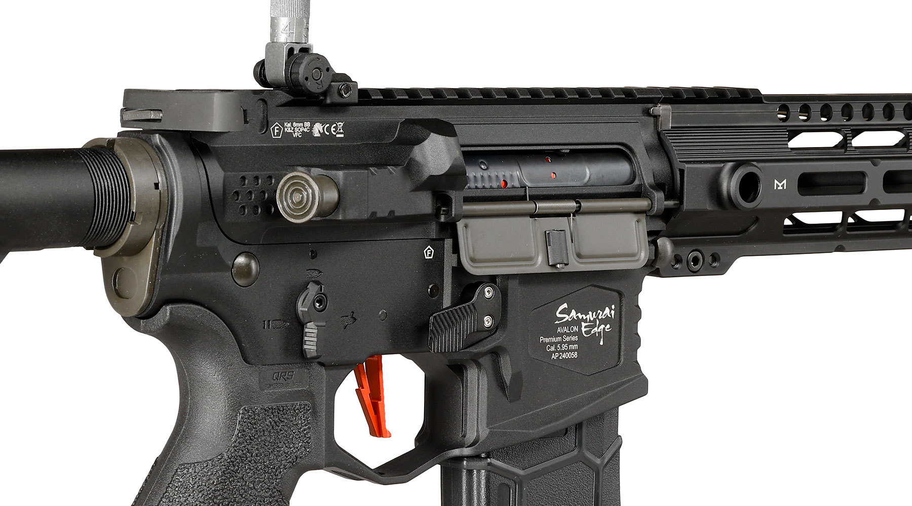 VFC Avalon Samurai Edge Vollmetall Gate Aster System S-AEG 6mm BB schwarz Bild 8