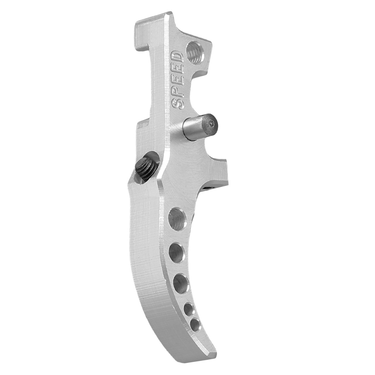 Speed Airsoft M4 / M16 Standard Aluminium Tunable Abzug f. HPA-Systeme silber Bild 2