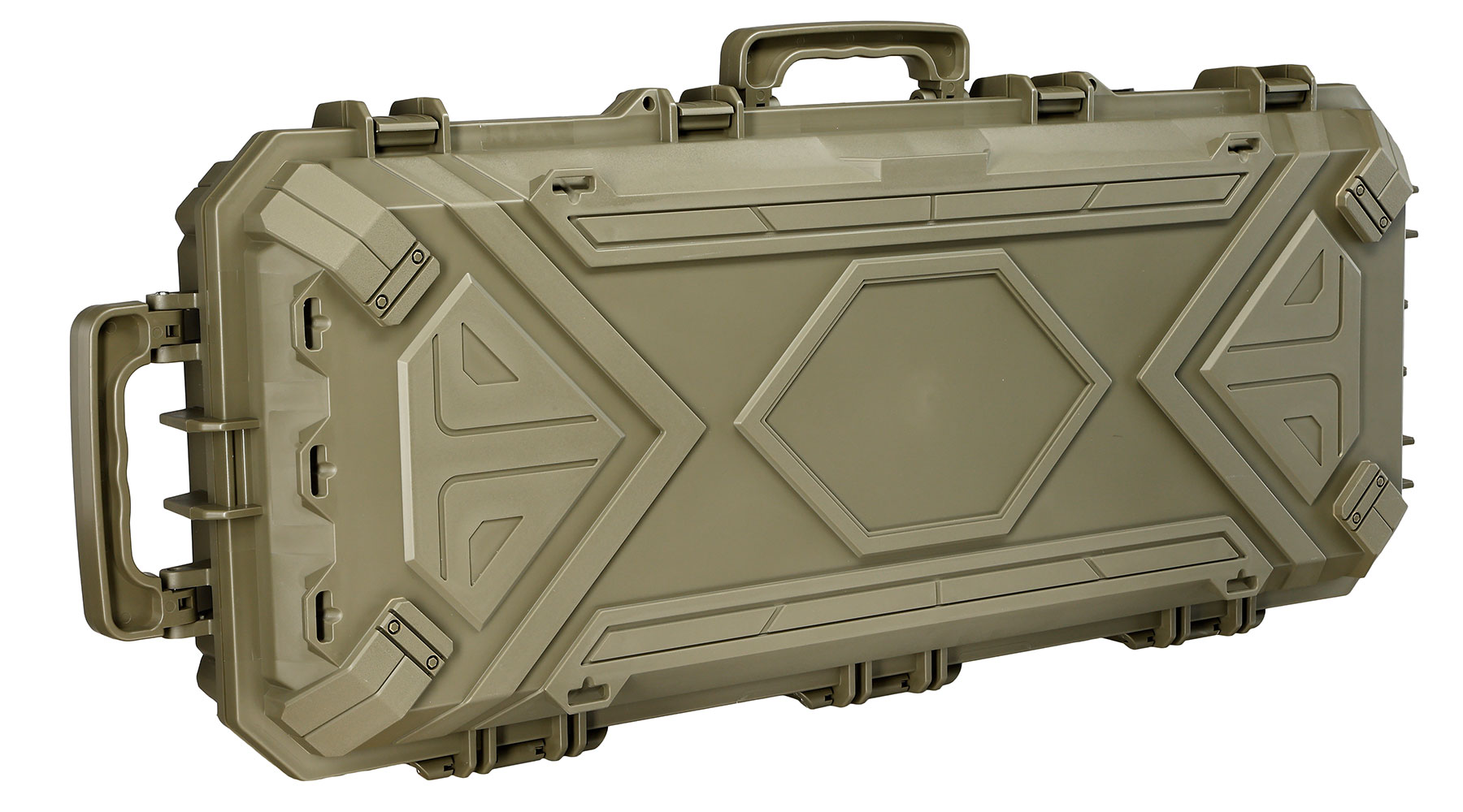 SRC Rainproof Hard Case Waffenkoffer / Trolley 97 x 40 x 16 cm Waben-Schaumstoff Ranger Green Bild 1