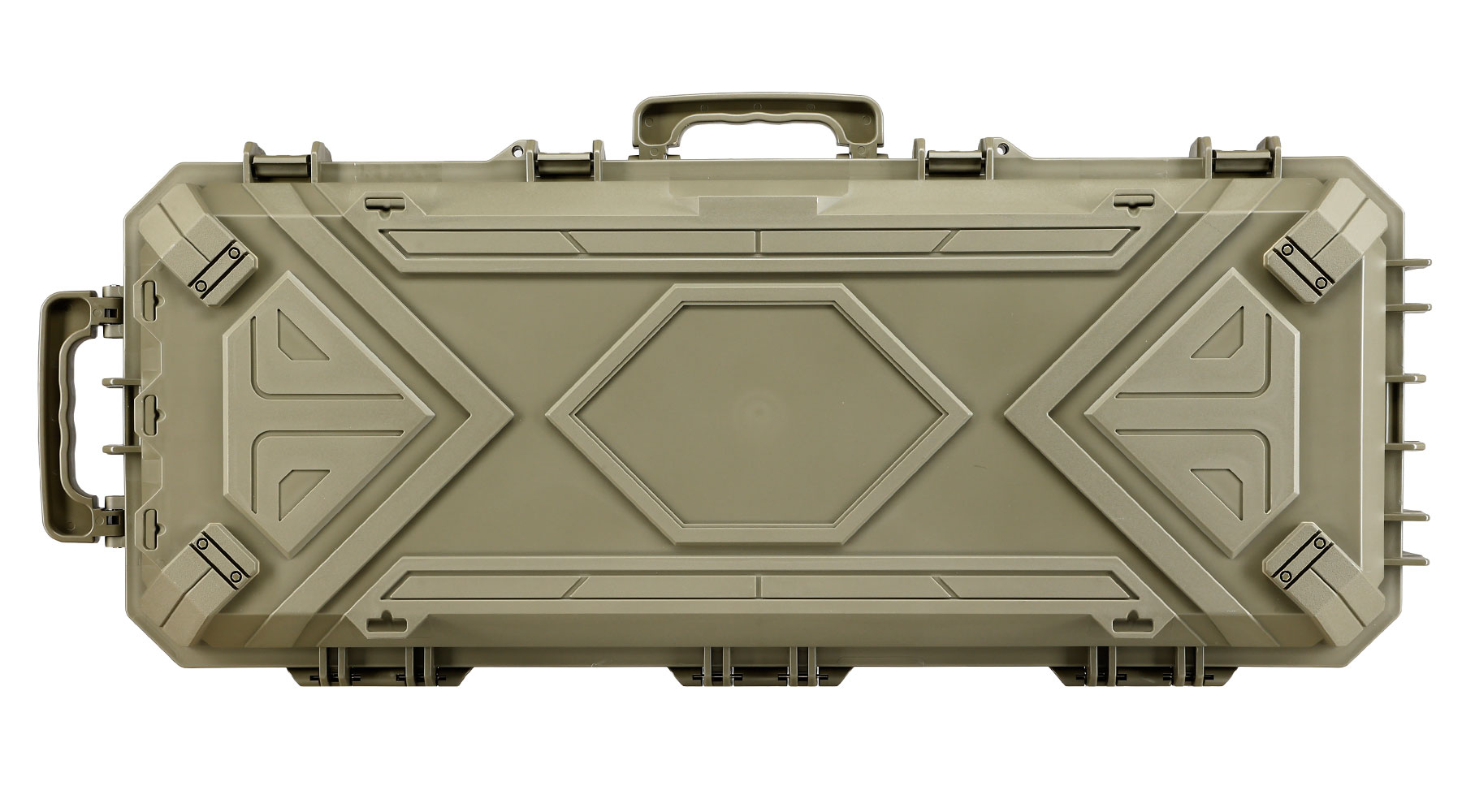 SRC Rainproof Hard Case Waffenkoffer / Trolley 97 x 40 x 16 cm Waben-Schaumstoff Ranger Green Bild 2