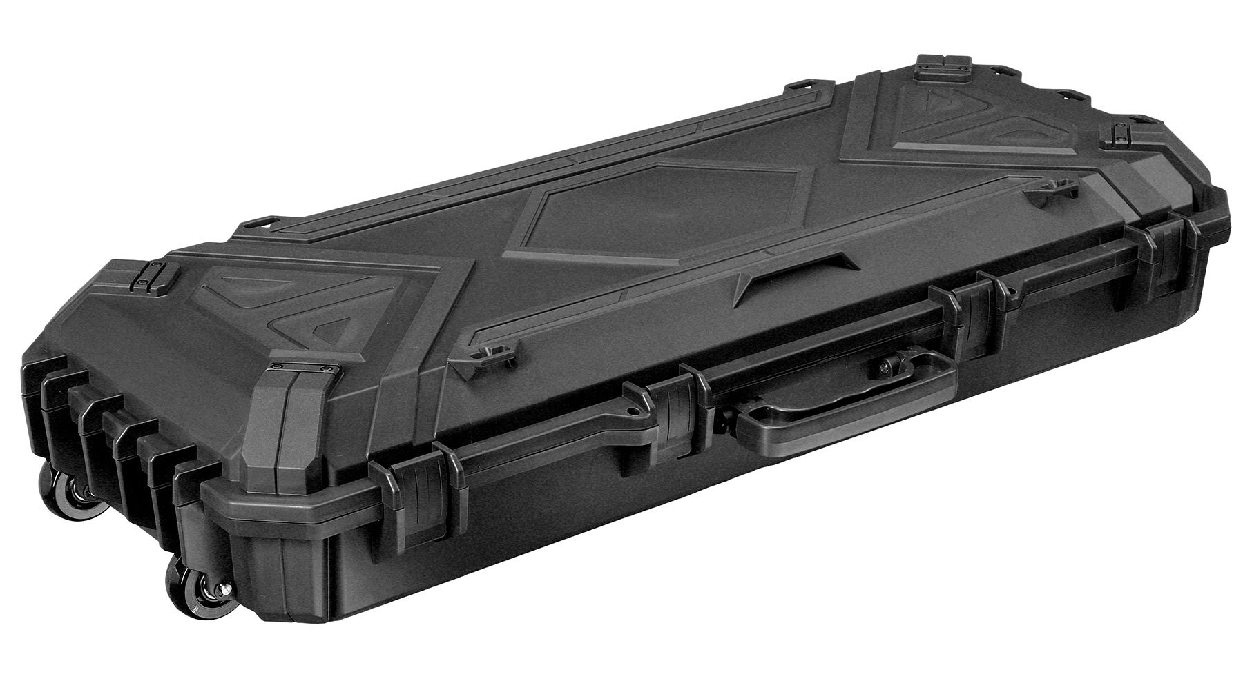 SRC Rainproof Hard Case Waffenkoffer / Trolley 97 x 40 x 16 cm Waben-Schaumstoff schwarz