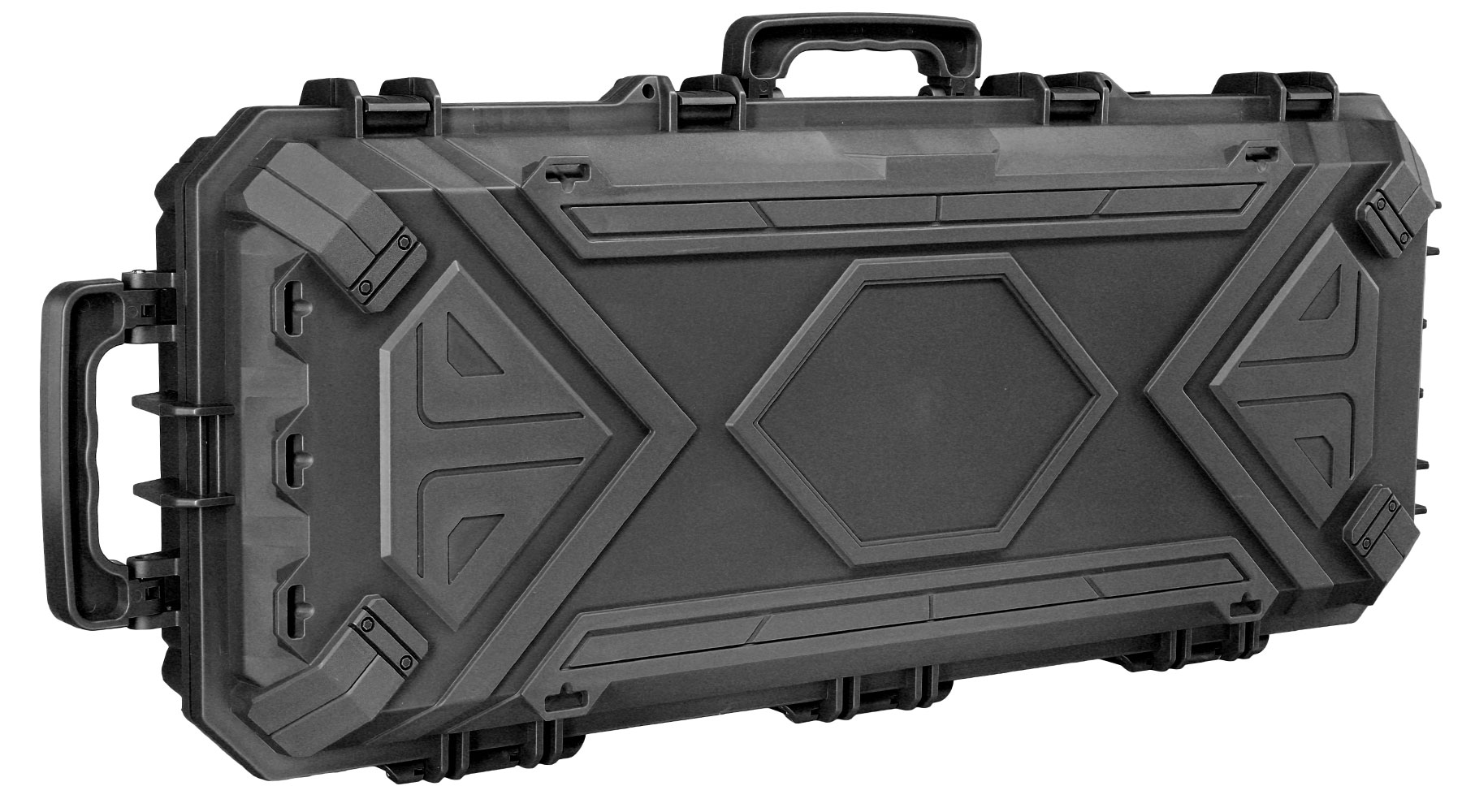 SRC Rainproof Hard Case Waffenkoffer / Trolley 97 x 40 x 16 cm Waben-Schaumstoff schwarz Bild 1
