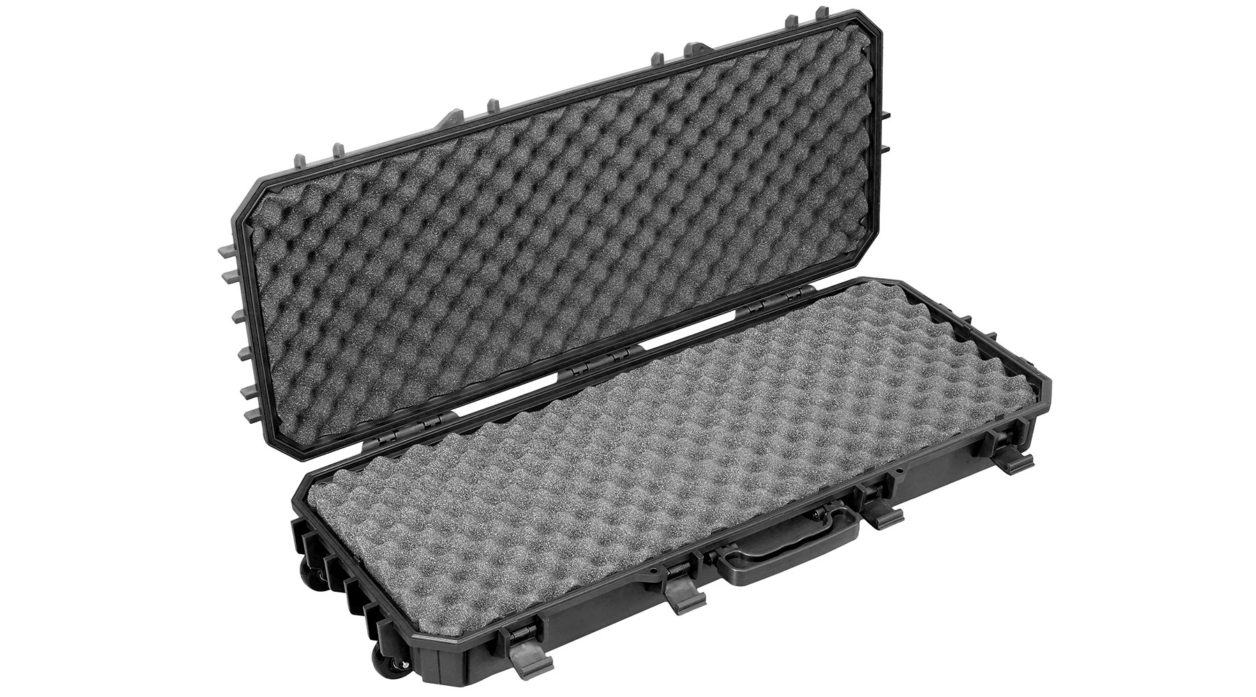 SRC Rainproof Hard Case Waffenkoffer / Trolley 97 x 40 x 16 cm Waben-Schaumstoff schwarz Bild 5