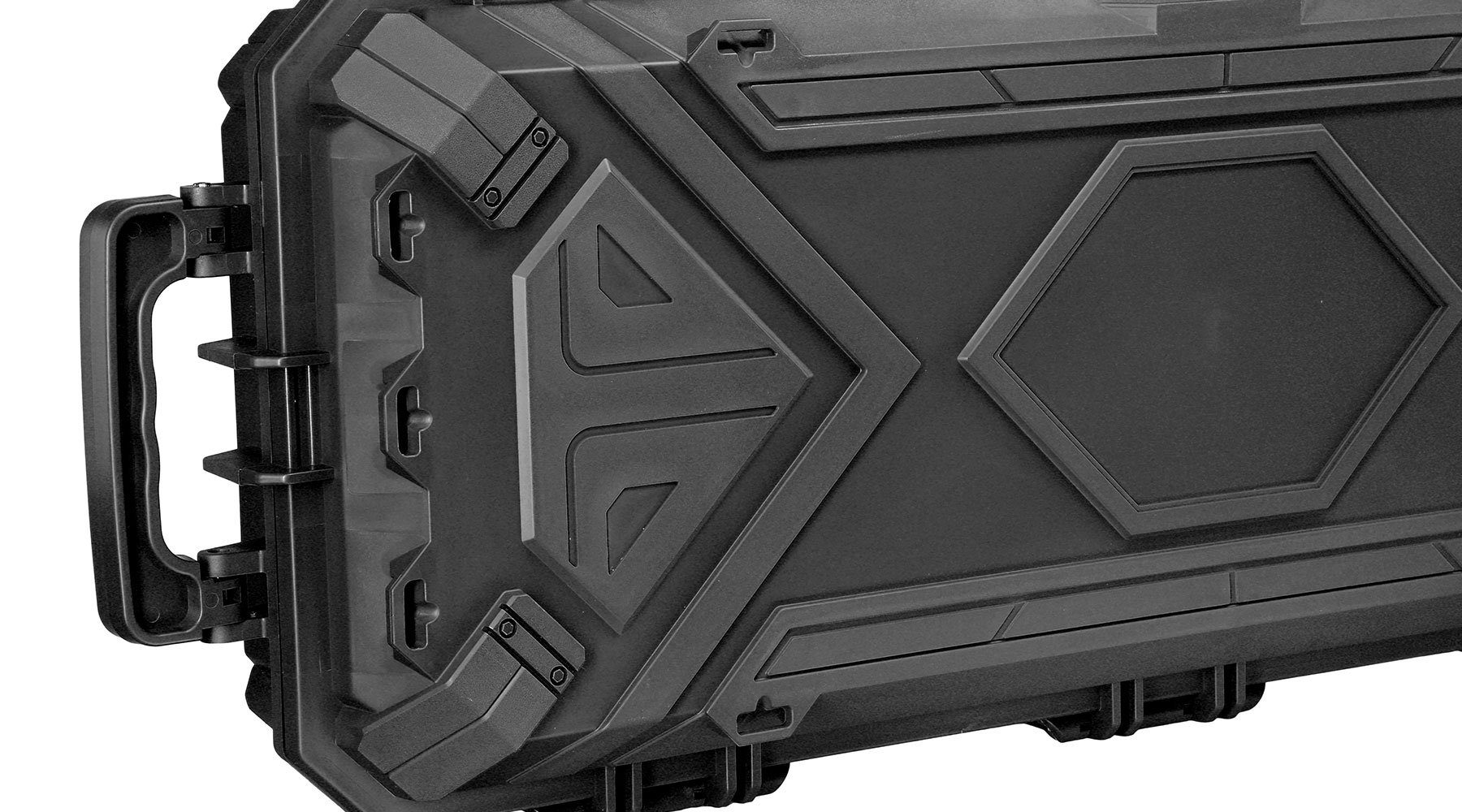 SRC Rainproof Hard Case Waffenkoffer / Trolley 97 x 40 x 16 cm Waben-Schaumstoff schwarz Bild 8
