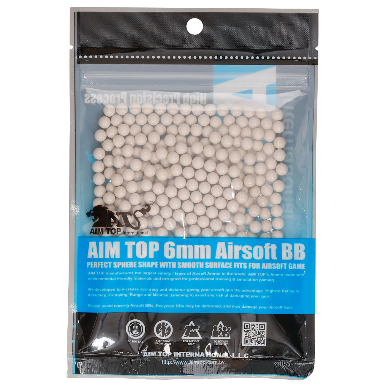 AIM Top High Precision BIO 0.20g 500er Beutel hellgrau Bild 1