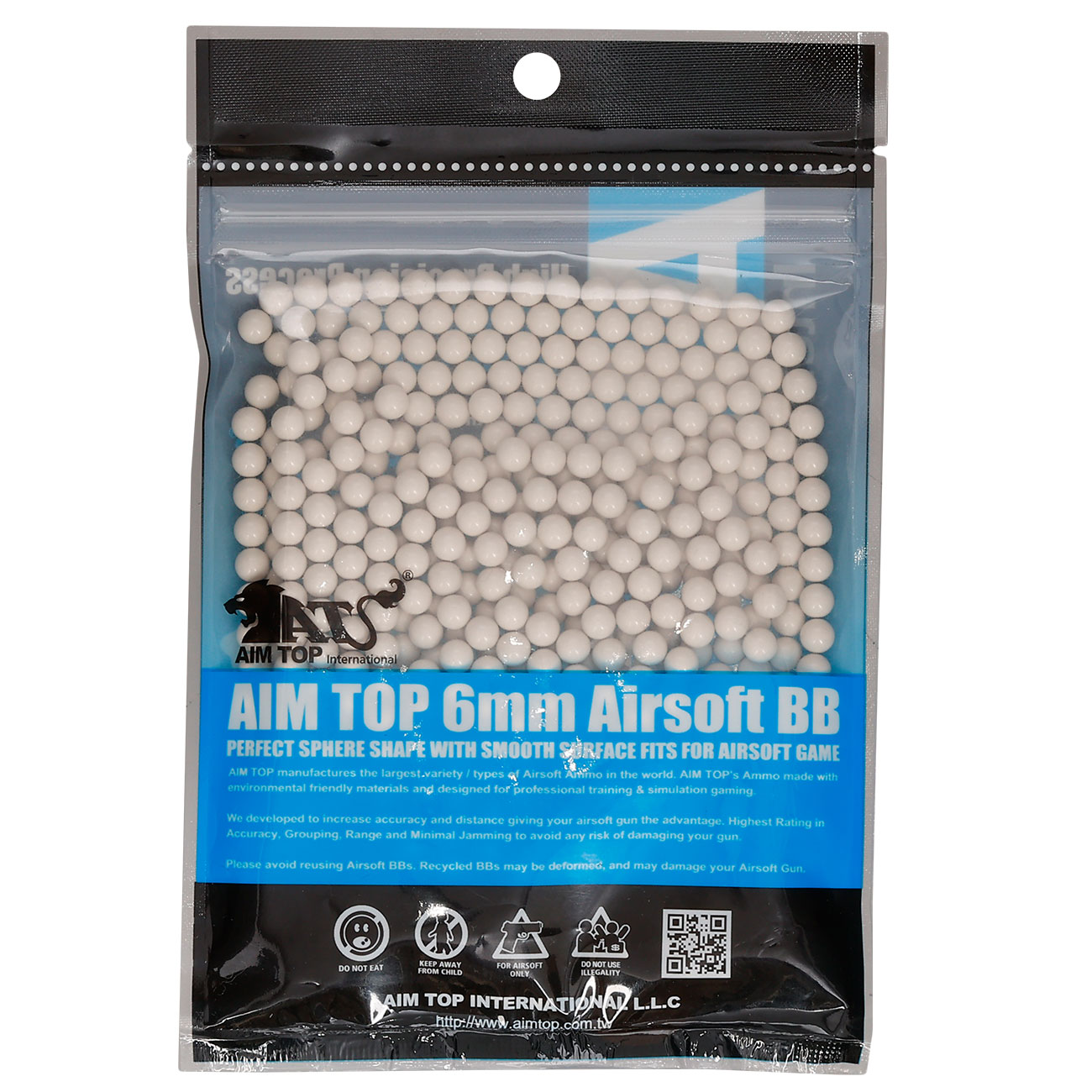 AIM Top High Precision BIO 0.40g 500er Beutel hellgrau Bild 1