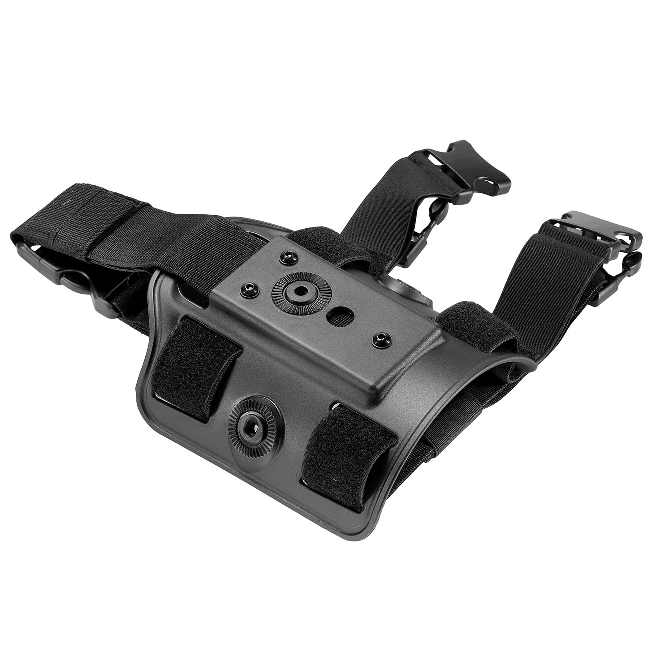 Nuprol Perfect Fit Holster Drop Leg Plate / Beinplattform schwarz Bild 1