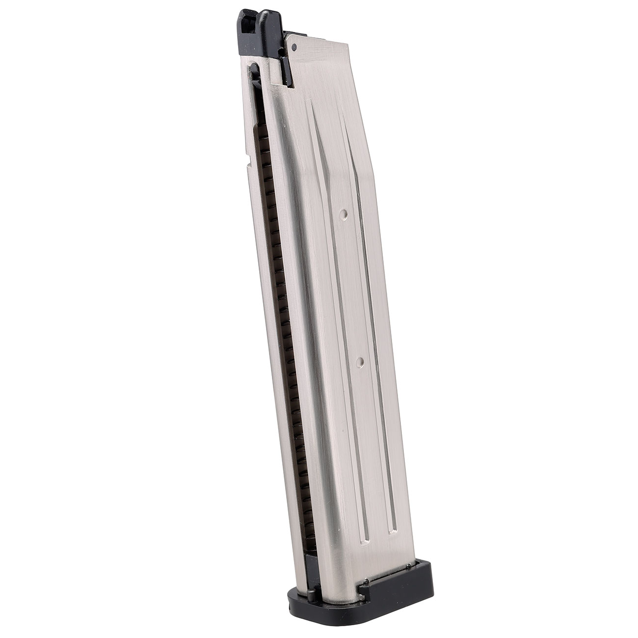 Echo1 Hi-Capa 4.3 / 5.1 TAP GBB Magazin 42 Schuss Extended Version silber - Softairgas Version