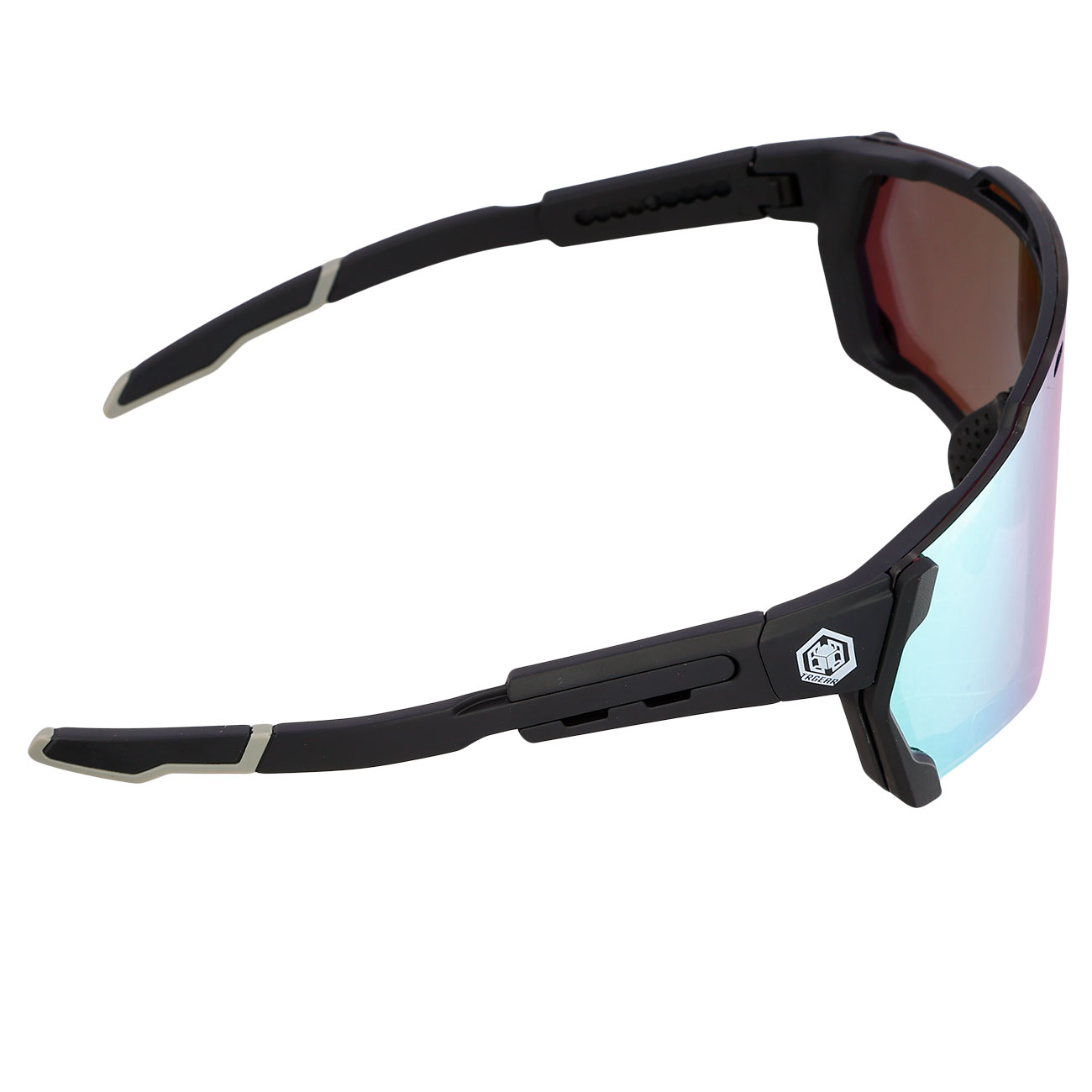 TRGear Tactical Shooting Goggle Schiebrille Komplettset mit Etui schwarz - Glasfarbe gold Bild 4