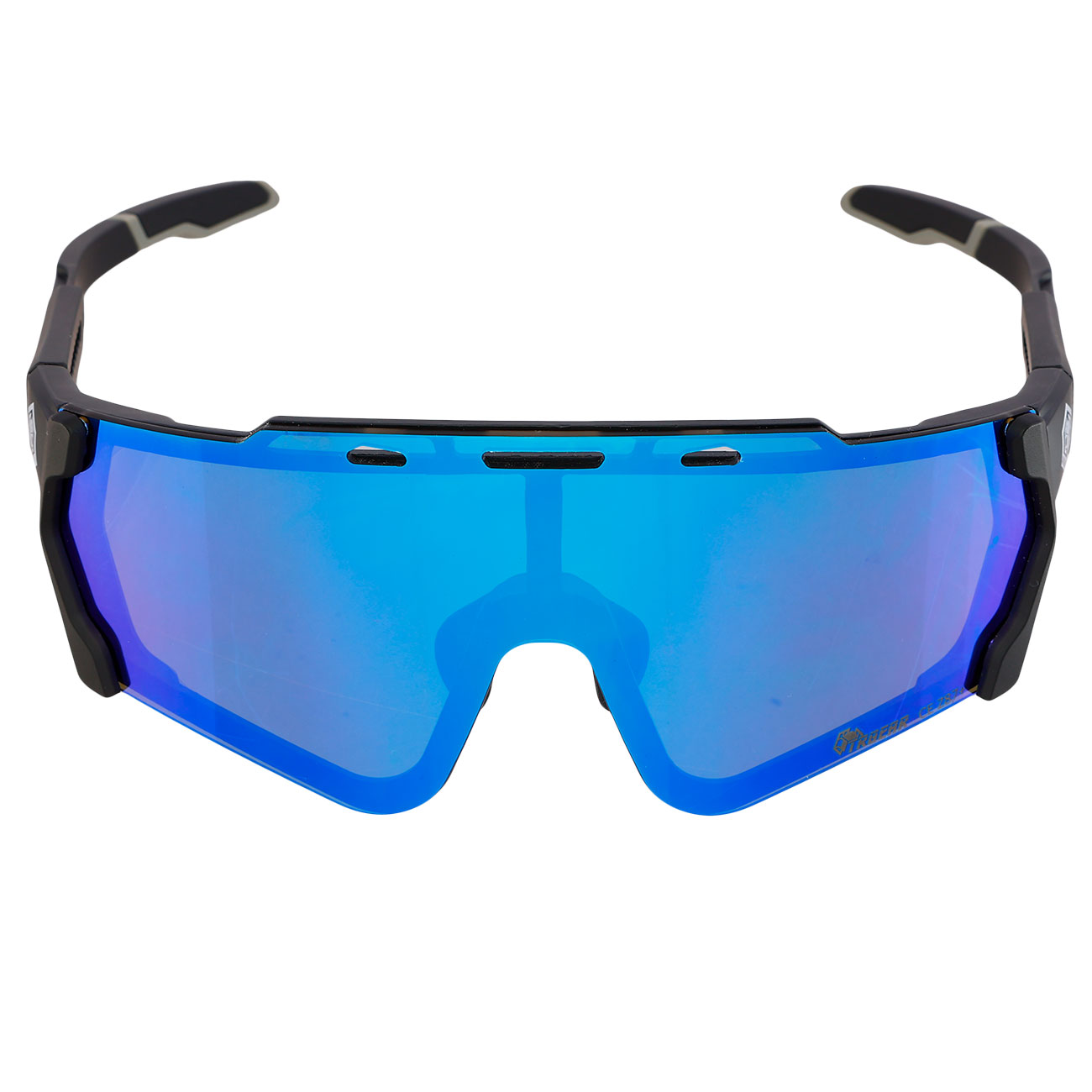 TRGear Tactical Shooting Goggle Schiebrille Komplettset mit Etui schwarz - Glasfarbe blau Bild 3