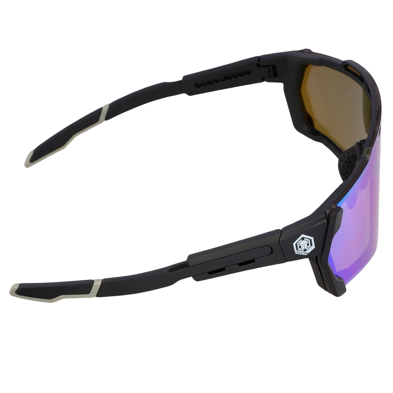 TRGear Tactical Shooting Goggle Schiebrille Komplettset mit Etui schwarz - Glasfarbe blau Bild 4