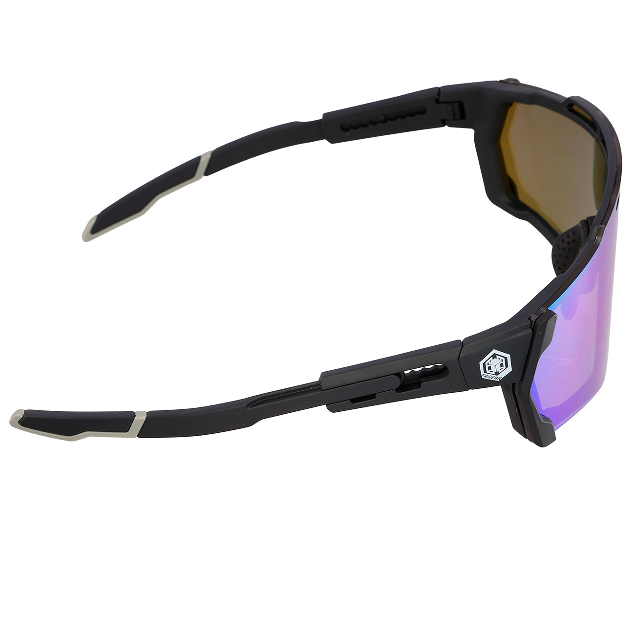 TRGear Tactical Shooting Goggle Schiebrille Komplettset mit Etui schwarz - Glasfarbe blau Bild 5
