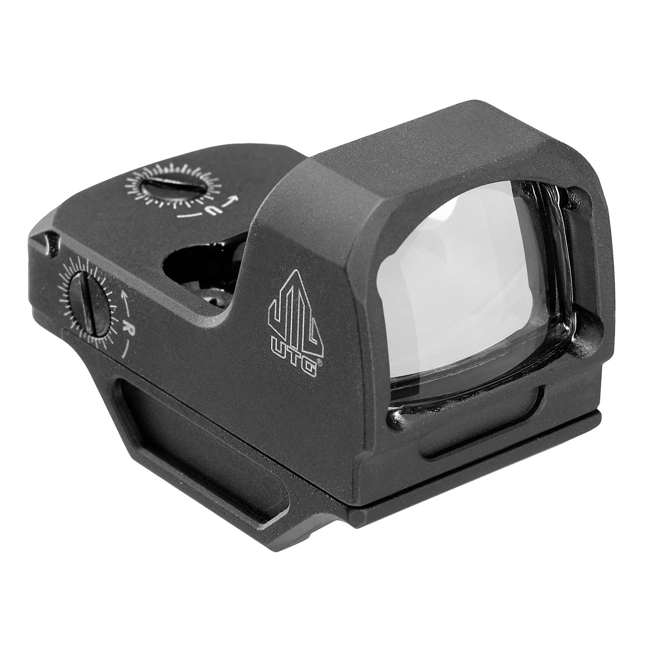 UTG OP3 Reflex Micro Dot Green 4 MOA Single-Dot LPZ inkl. Adaptive Base schwarz Bild 1
