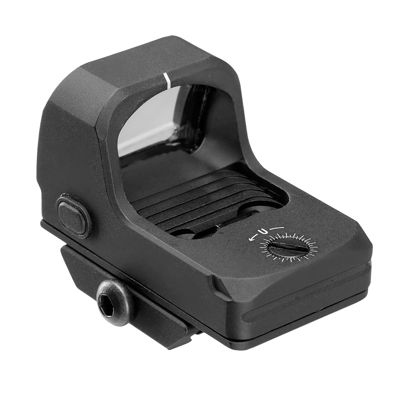 UTG OP3 Reflex Micro Dot Green 4 MOA Single-Dot LPZ inkl. Adaptive Base schwarz Bild 3