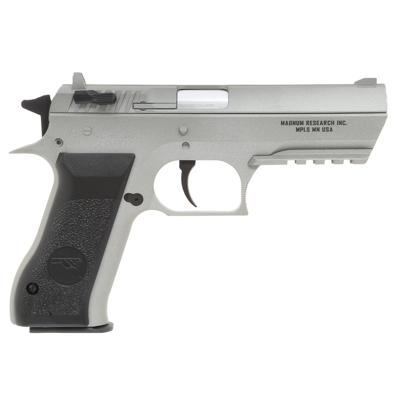 Cybergun MRI Baby Desert Eagle mit Metallschlitten CO2 NBB 6mm BB silber Bild 2