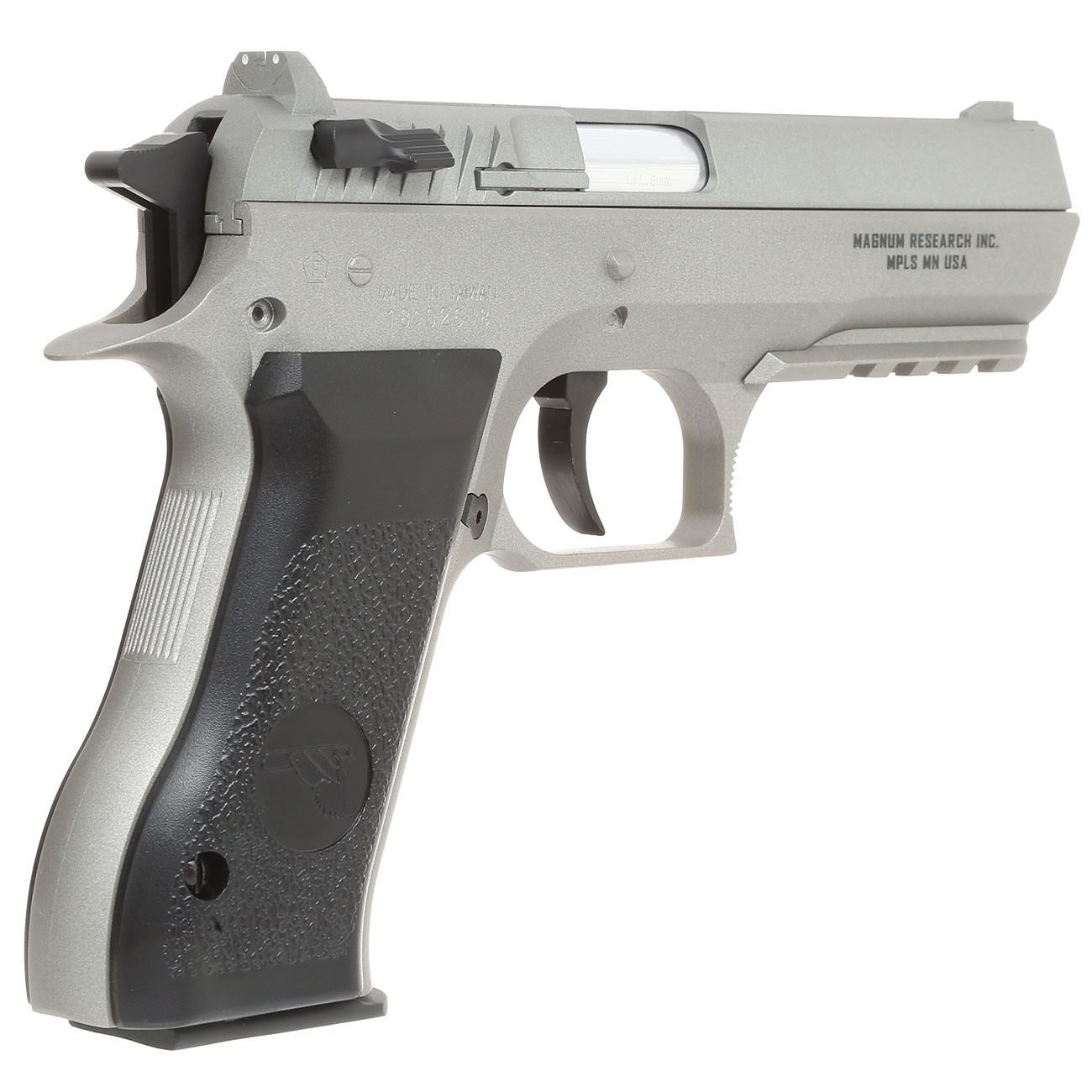 Cybergun MRI Baby Desert Eagle mit Metallschlitten CO2 NBB 6mm BB silber Bild 3