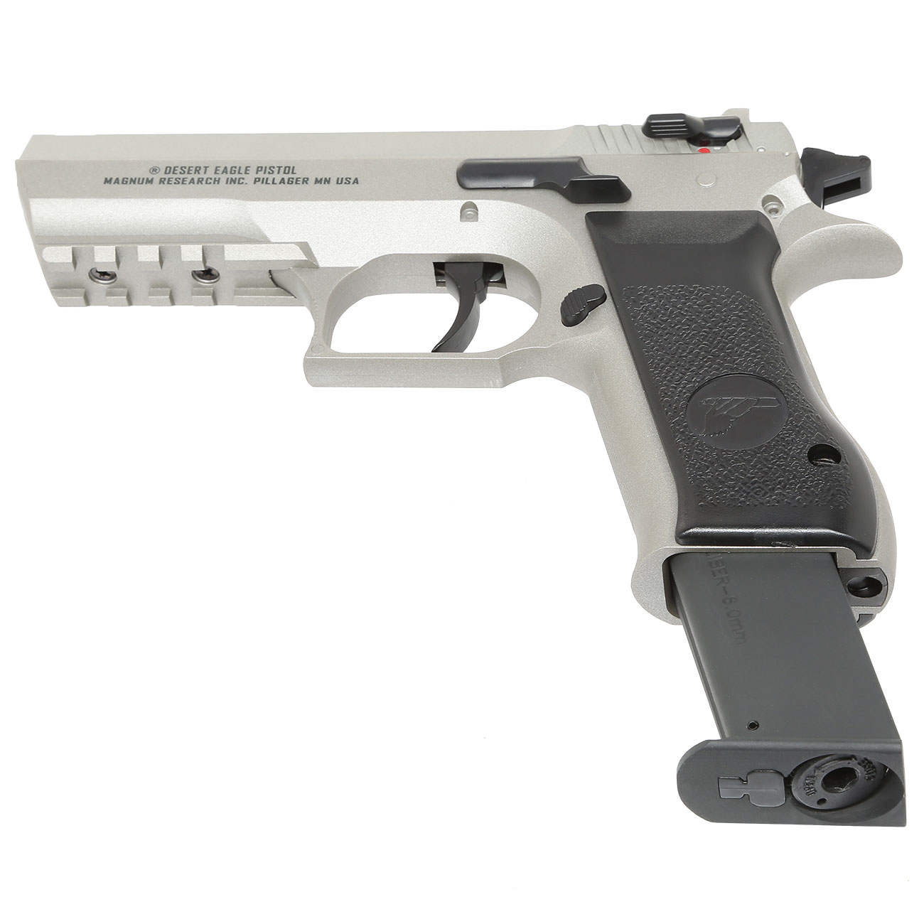 Cybergun MRI Baby Desert Eagle mit Metallschlitten CO2 NBB 6mm BB silber Bild 5