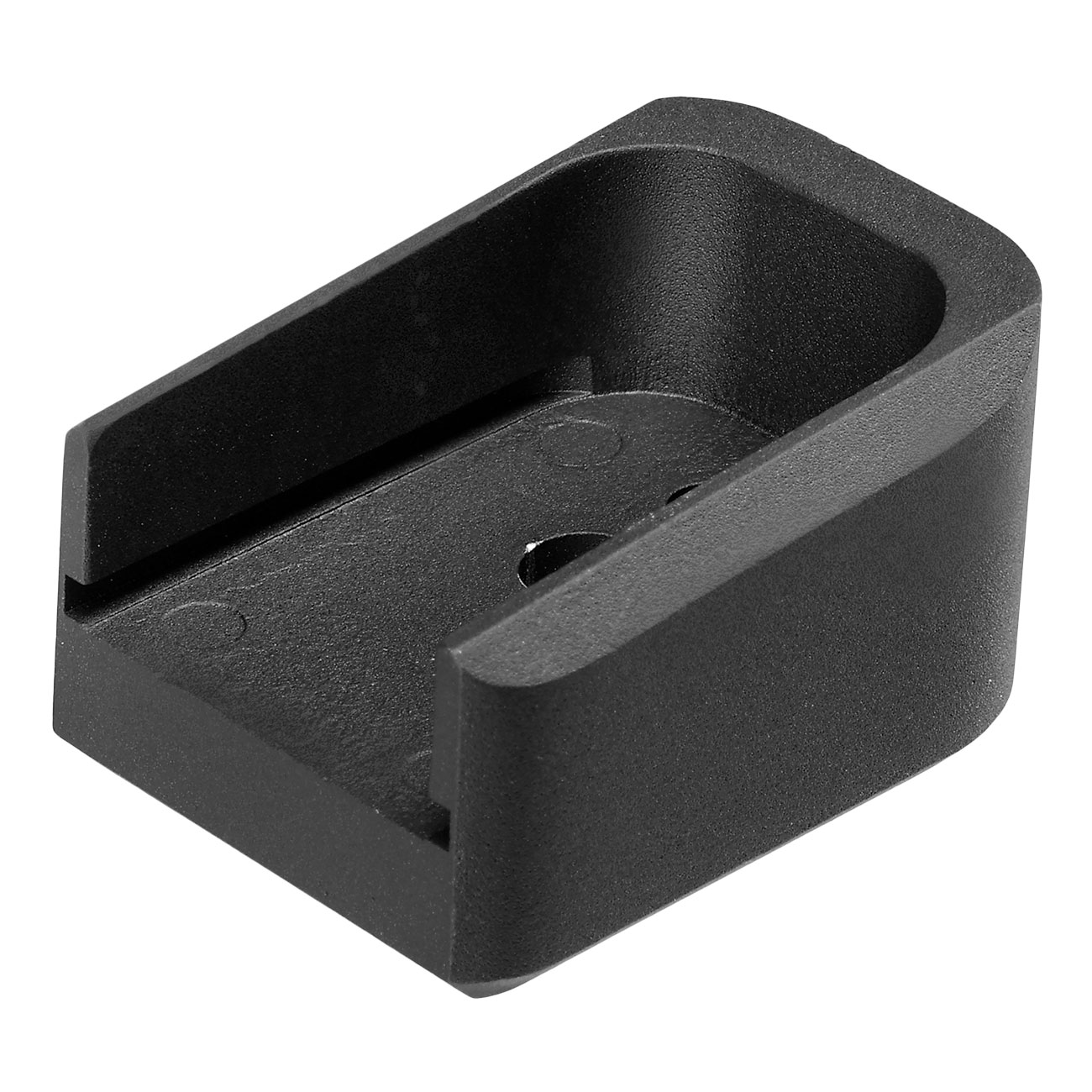 Wei-ETech / EMG SAI Aluminium Bodenplatte f. Hi-Capa 4.3 / 5.1 Magazin schwarz - mit Fllffnung Bild 3