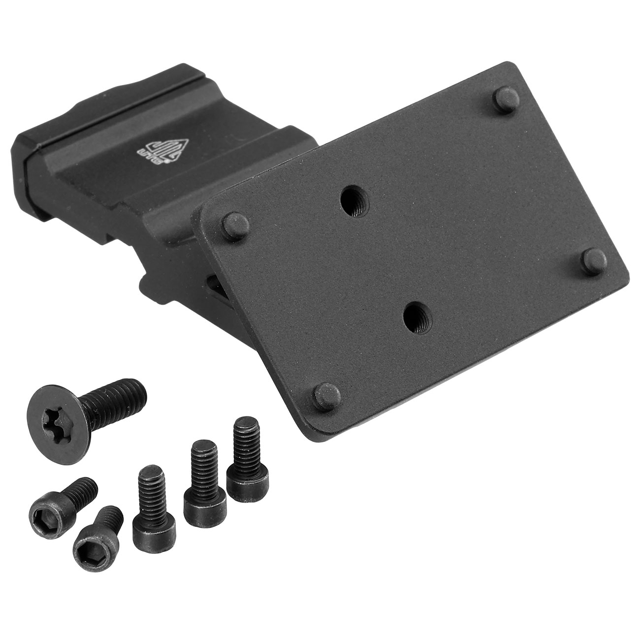 UTG Super Slim RDM20-Zielgert Halterung - 45 Grad Angle Halterung f. 20 - 22mm Schienen schwarz