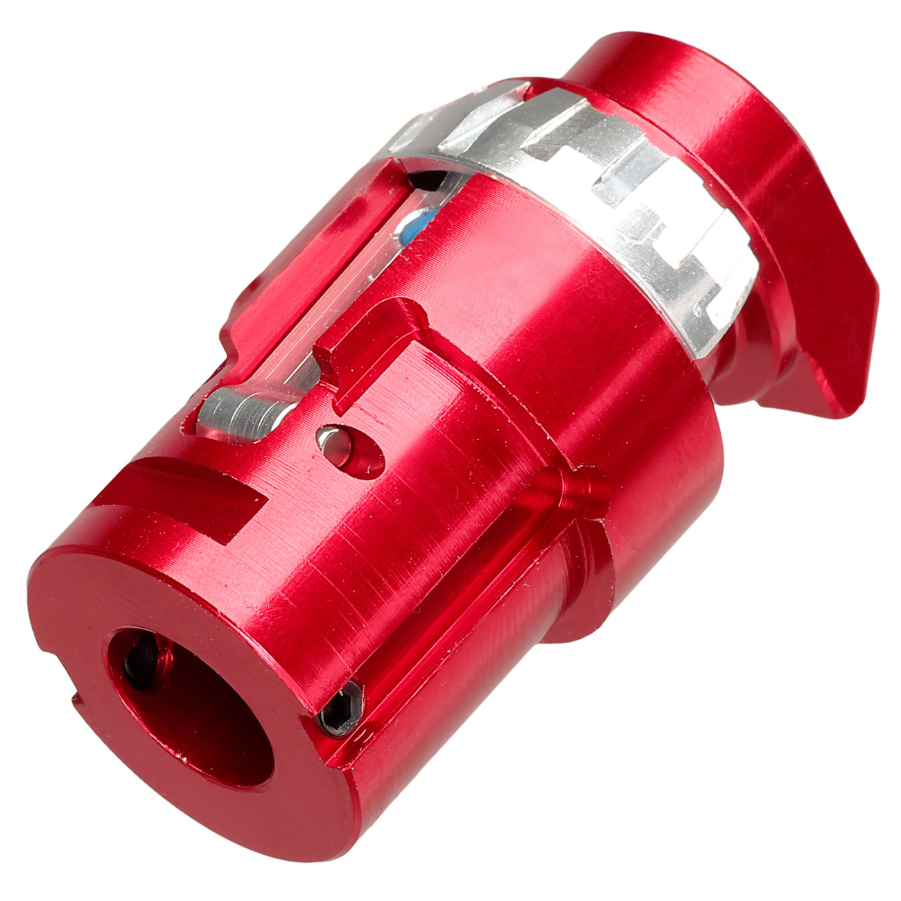 TNT Airsoft CNC Aluminium Hop-Up Chamber rot f. WE  PDW / SCAR / M1A1 / AK / SVD GBB Gewehre Bild 1