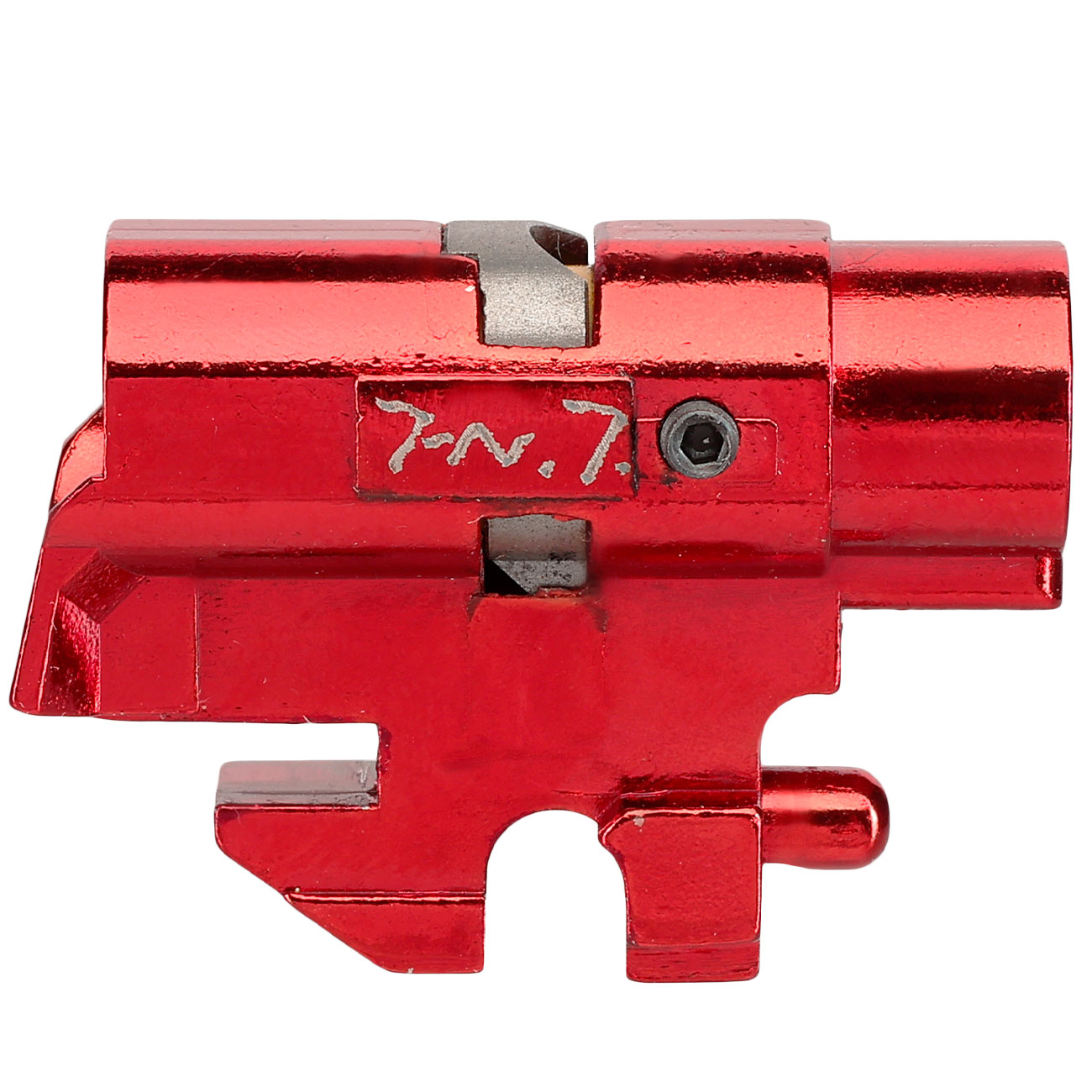 TNT Airsoft The One CNC Aluminium TDC-Style Hop-Up Chamber f. TM / WE / KJW Hi-Capa / M1911 GBB rot Bild 4