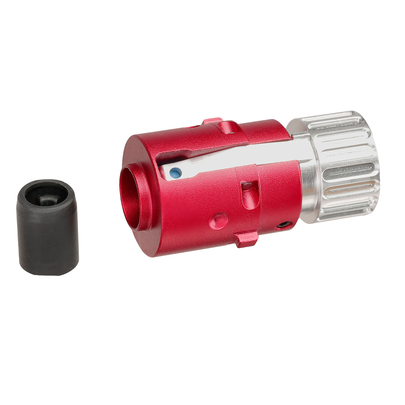 TNT Airsoft CNC Aluminium Hop-Up Chamber rot f. GHK M4 GBB Gewehre - Type A Ausfhrung